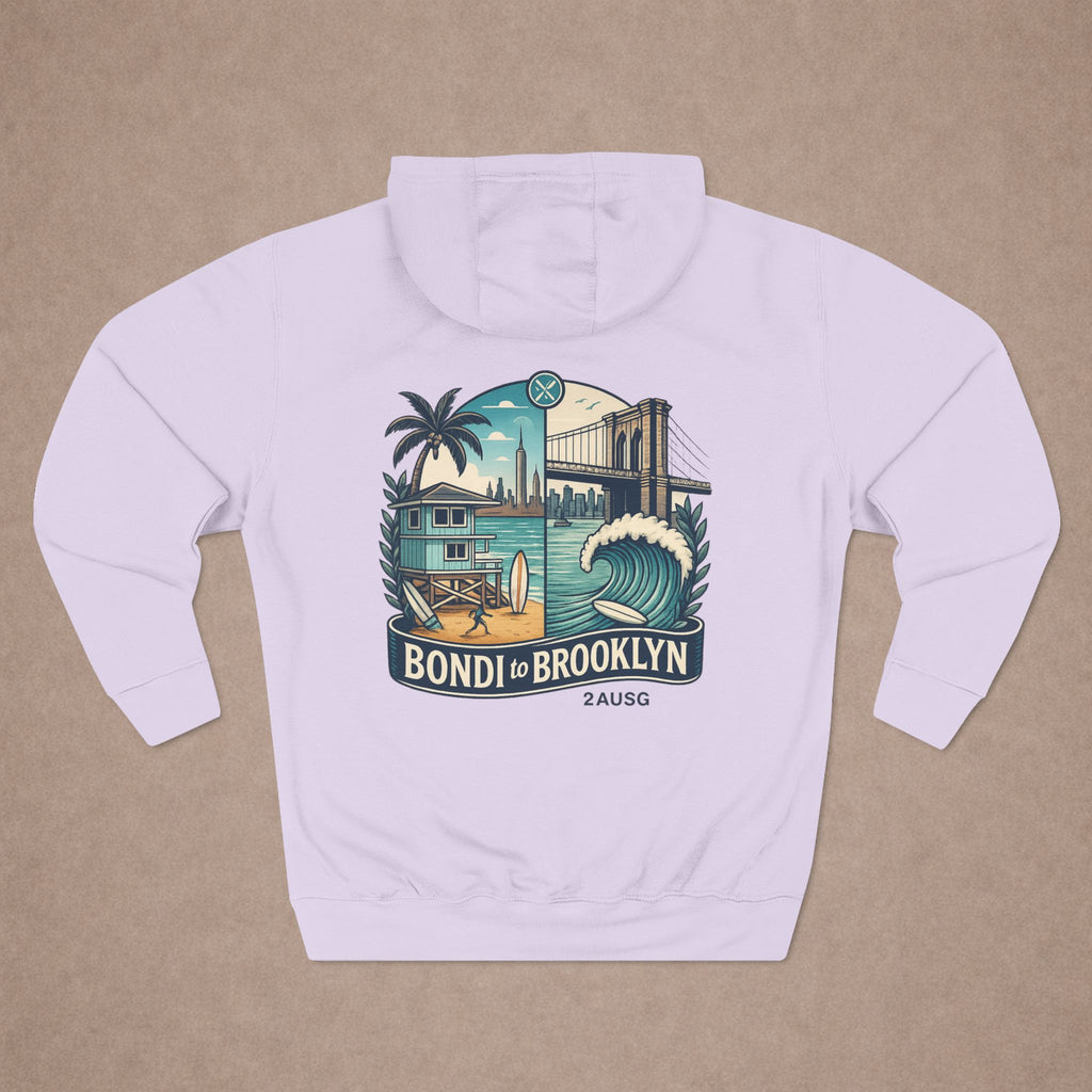 Urban City Designs, Brooklyn to Bondi Hoodie