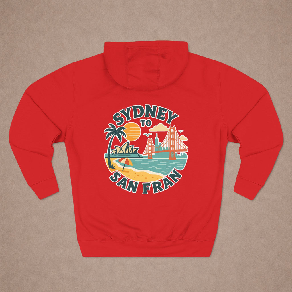 Urban City  Design Sydney to San Fran Hoodie