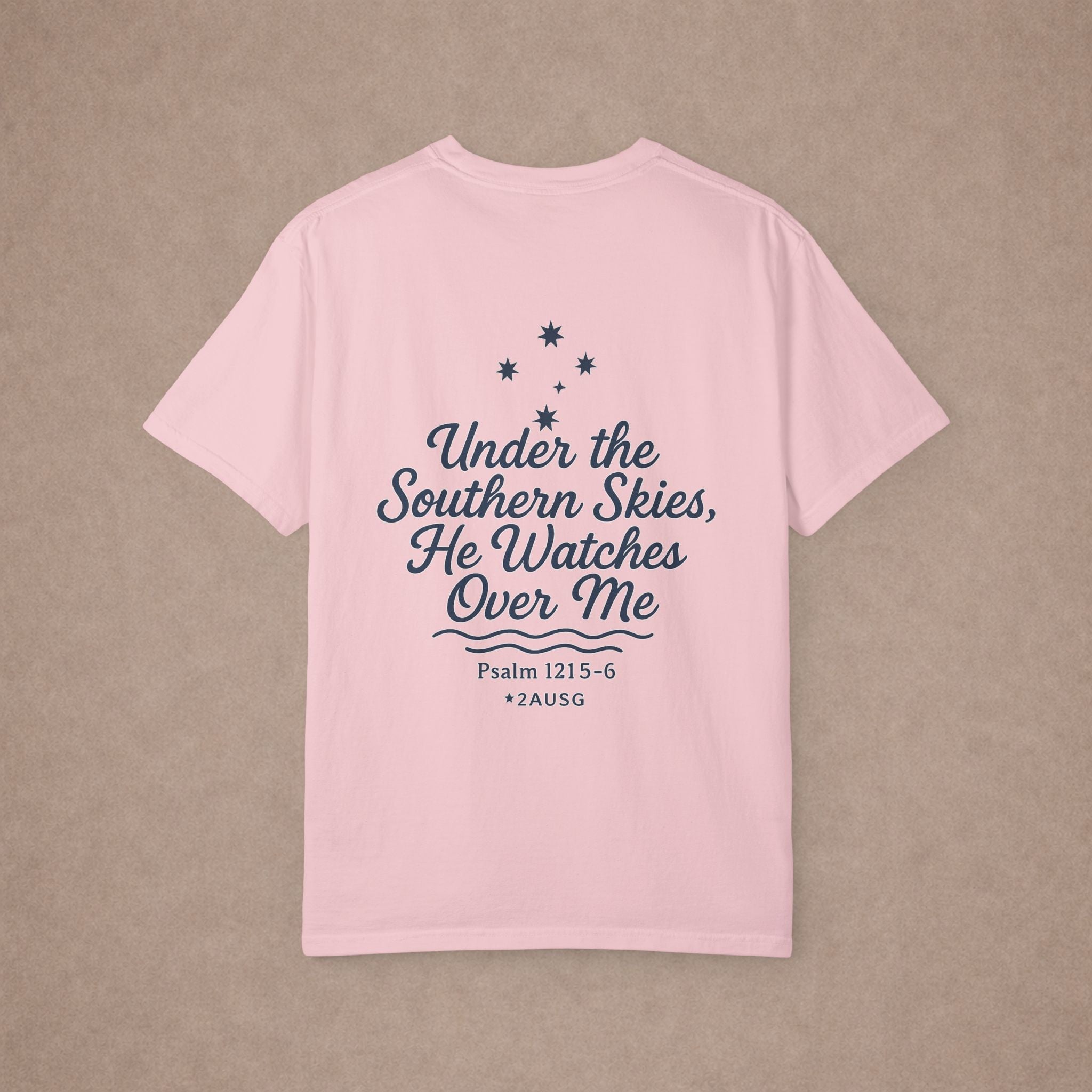 Under the Southern Skies He Watches Over Me T-shirt | Psalm 121:5-6