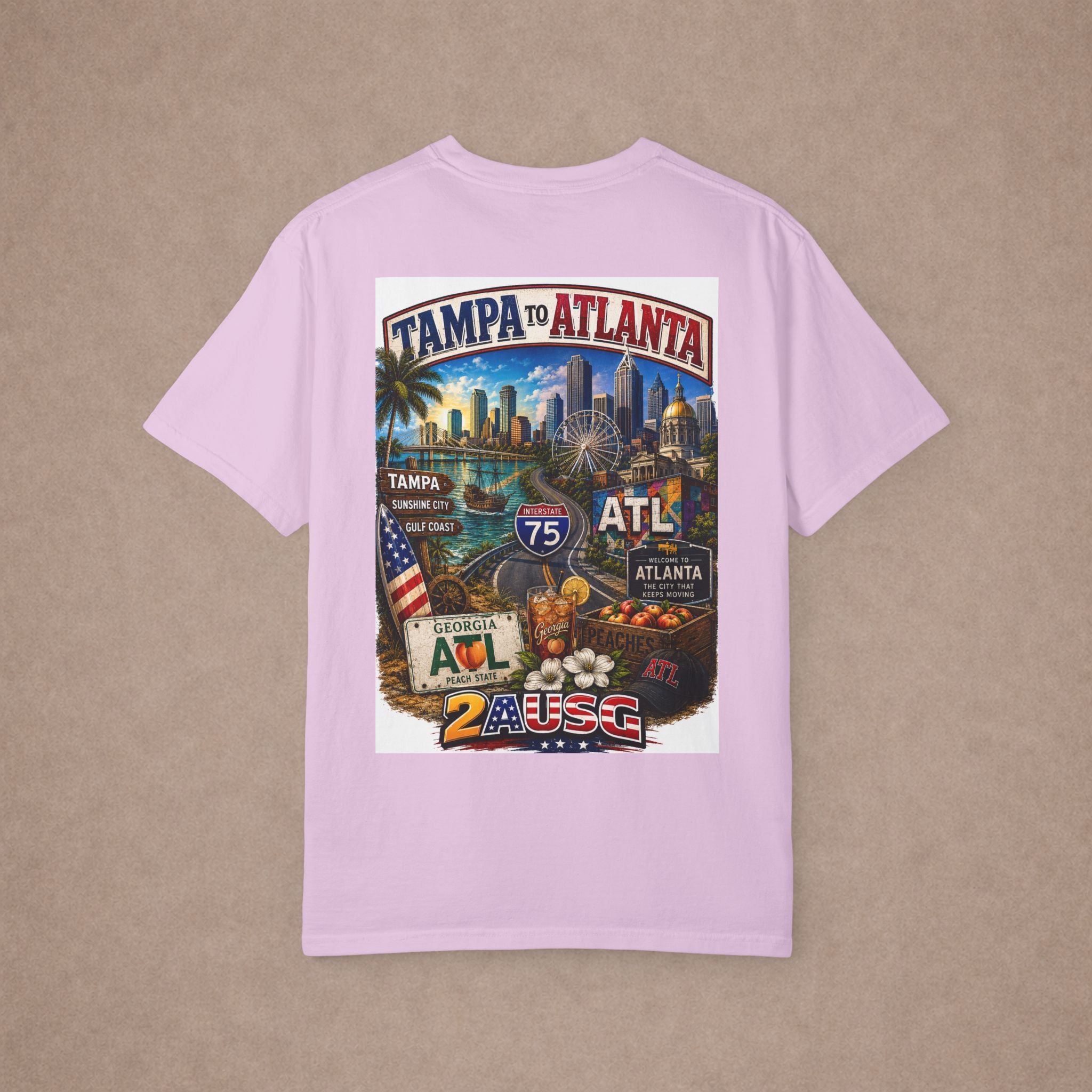 Tampa to Atlanta Graphic T-Shirt