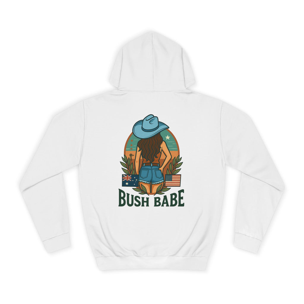 College Hoodie - Bush Babe Brunette Design