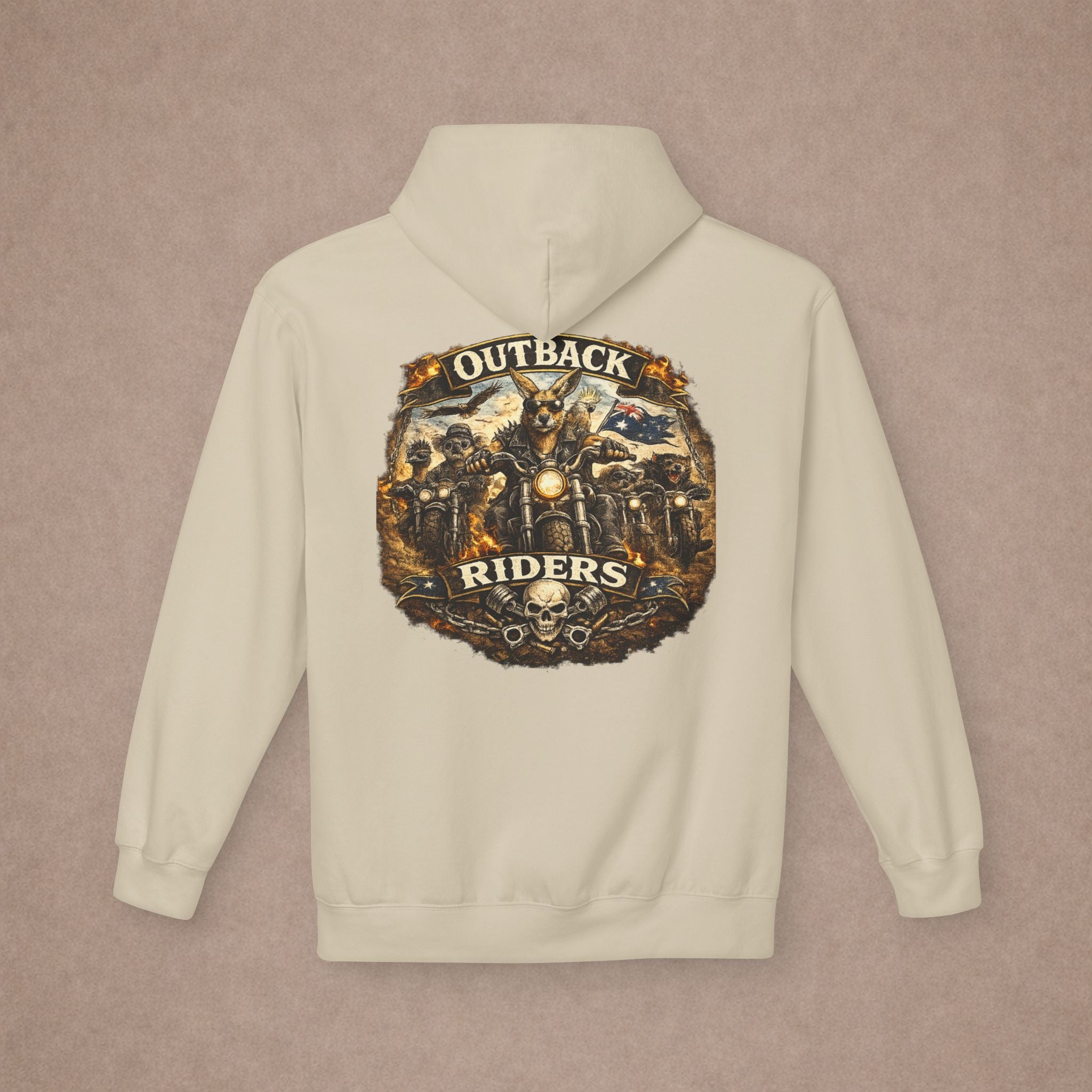 Aussie Biker Style  Hoodie