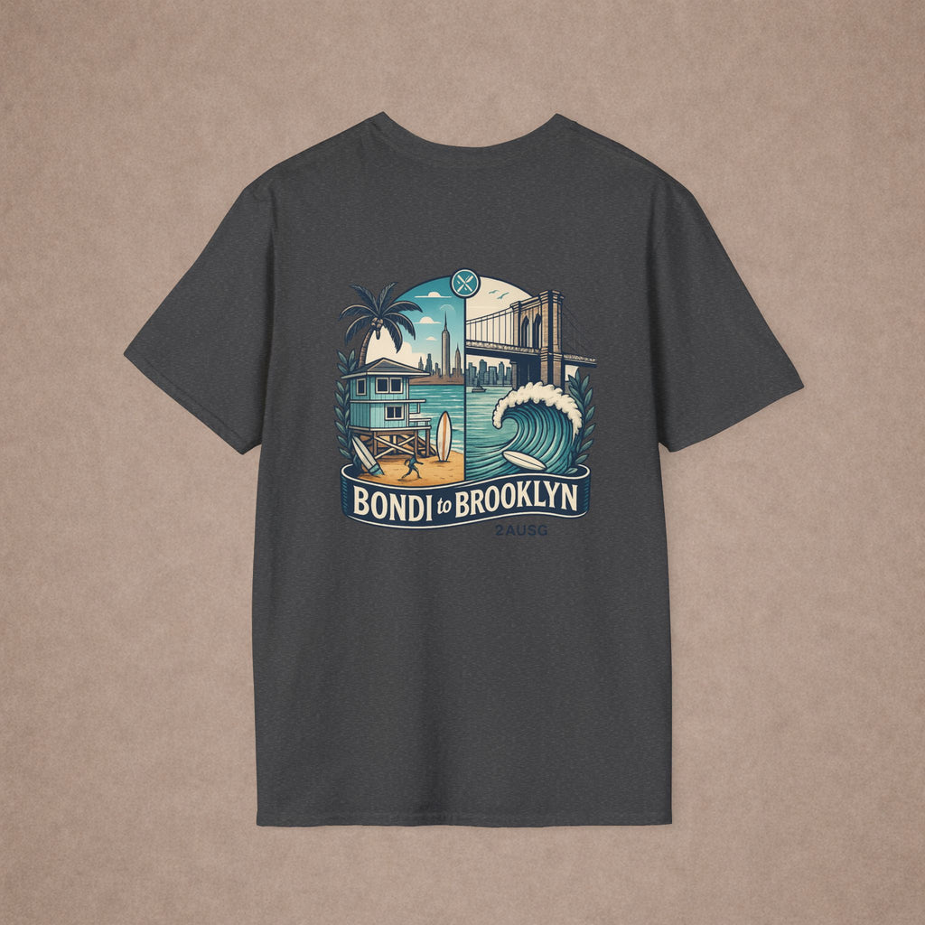 Bondi to Brooklyn Urban city Tshirt