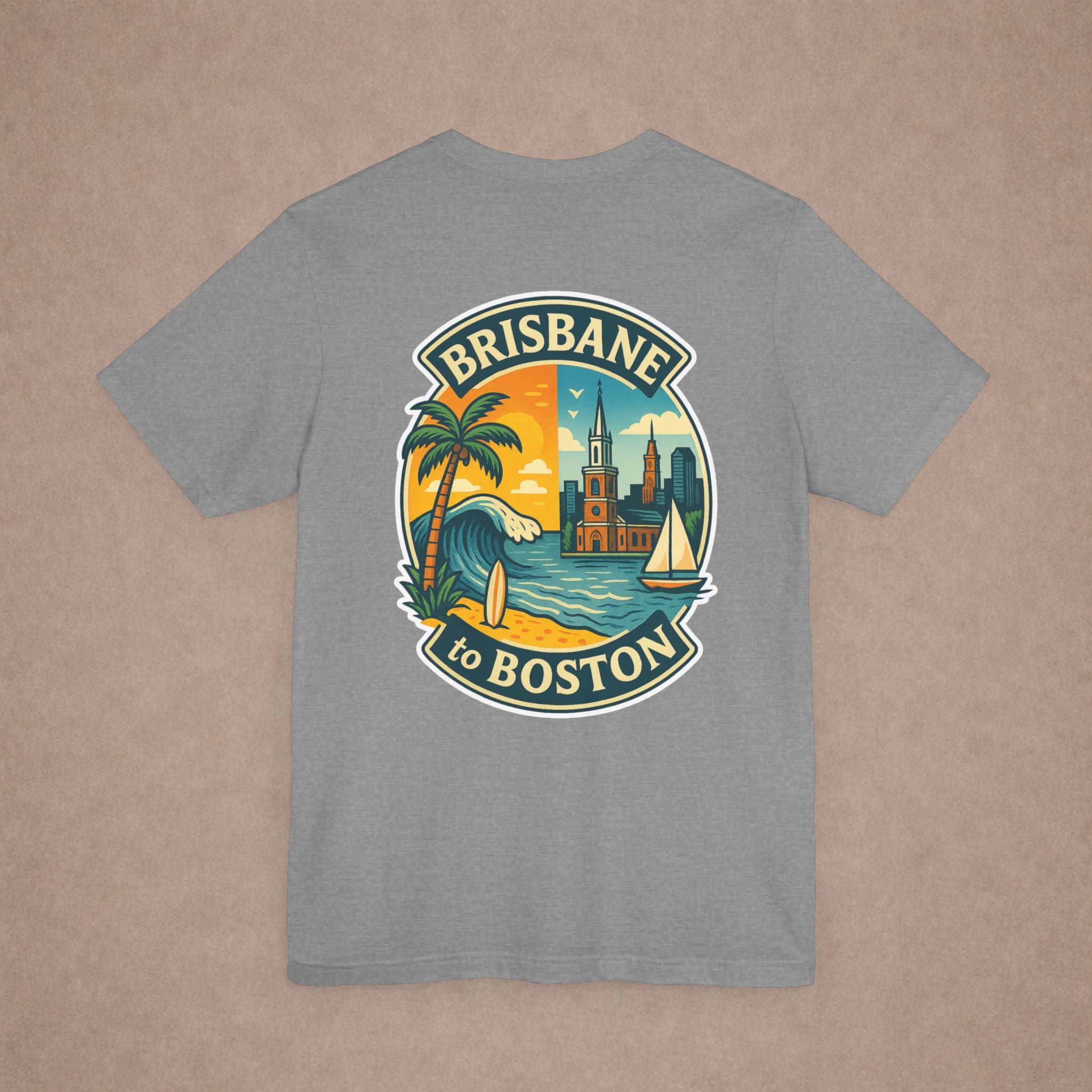 Brisbane to Boston Urban City Tee