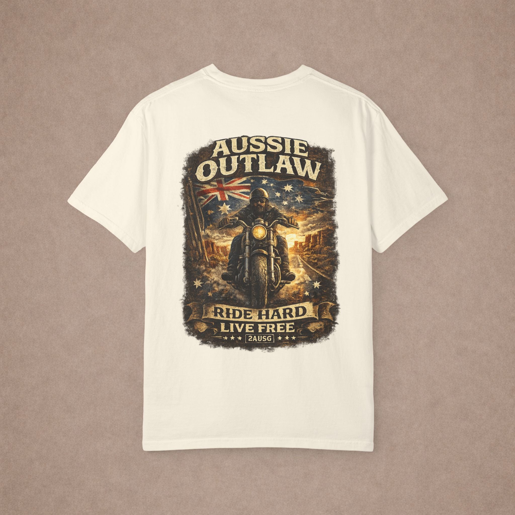 Aussie Outlaw Motorcycle T-shirt