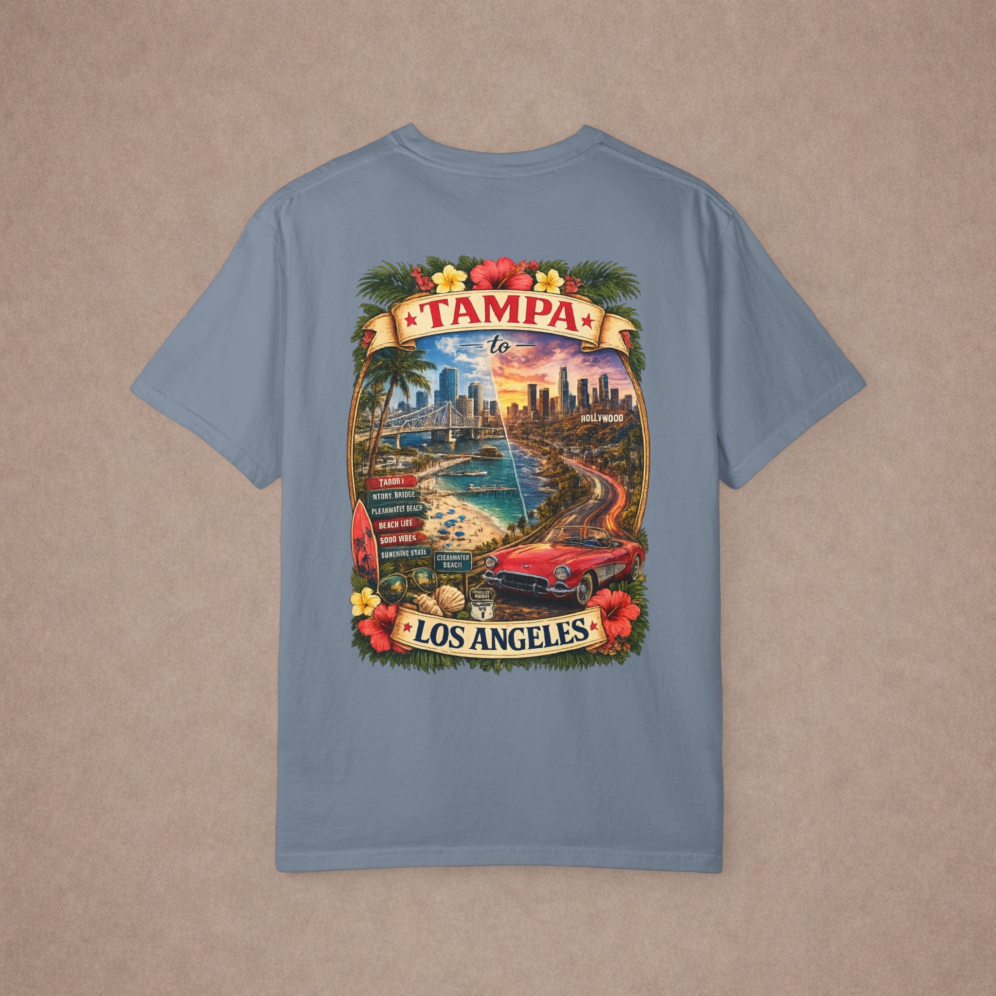 Tampa to Los Angeles Tshirt