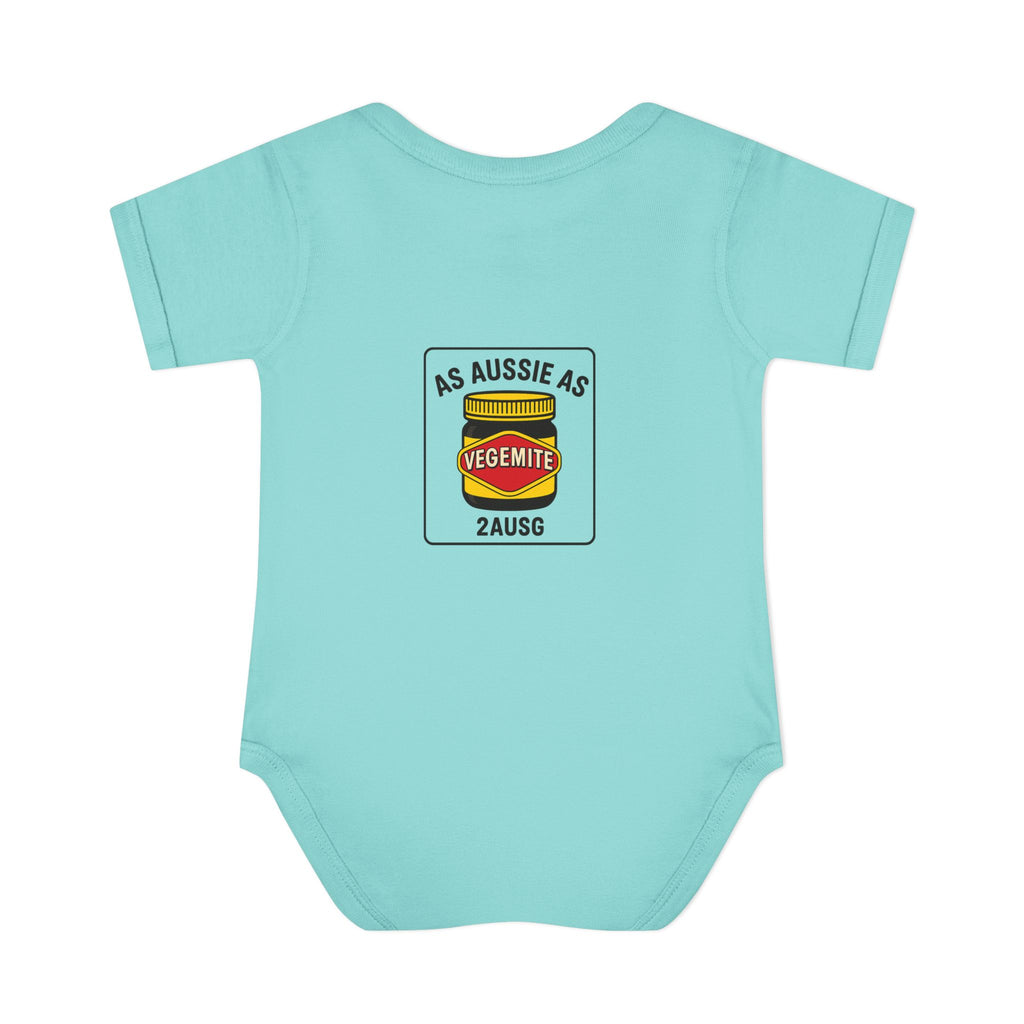As Aussie As Vegemite Infant Bodysuit | Baby Onesie Australia