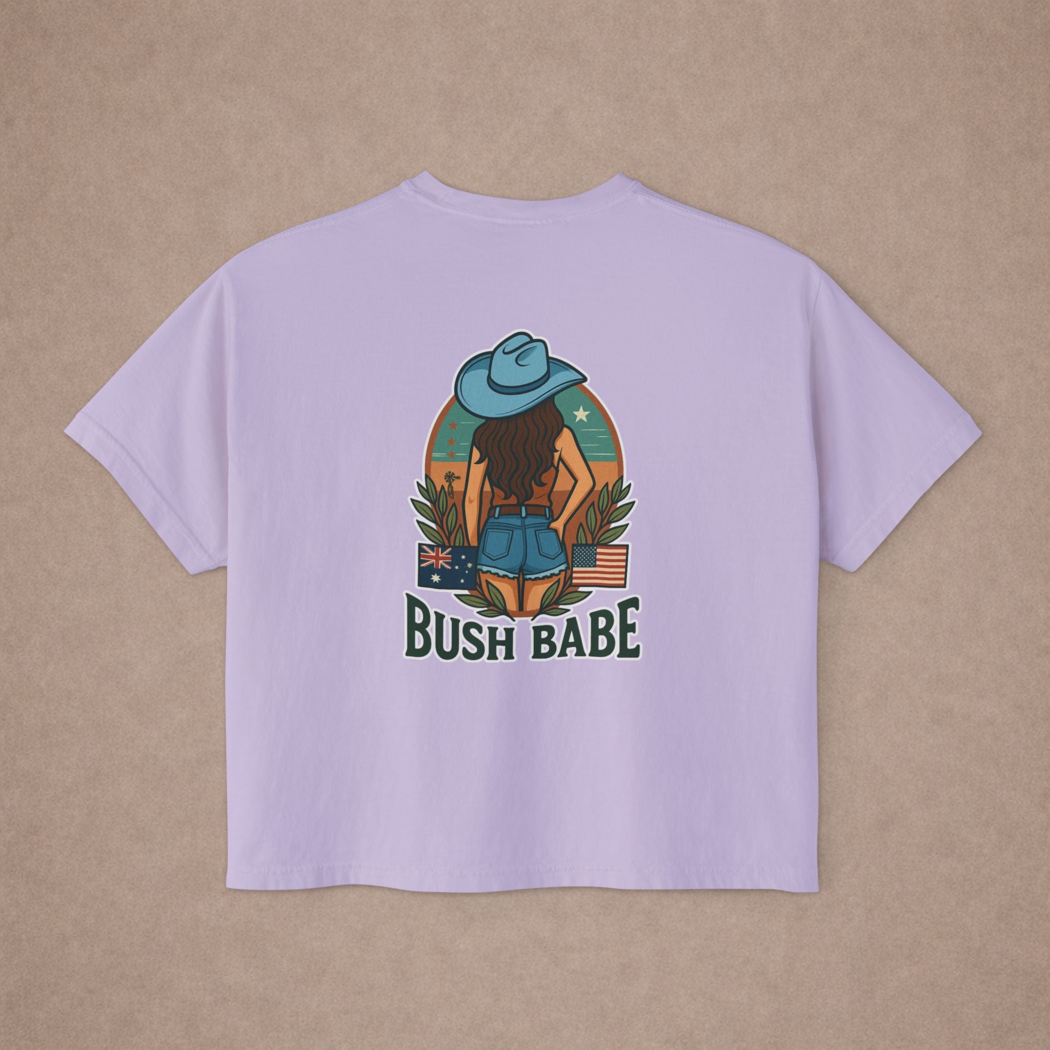 Bush Babe Brunette Crop Top