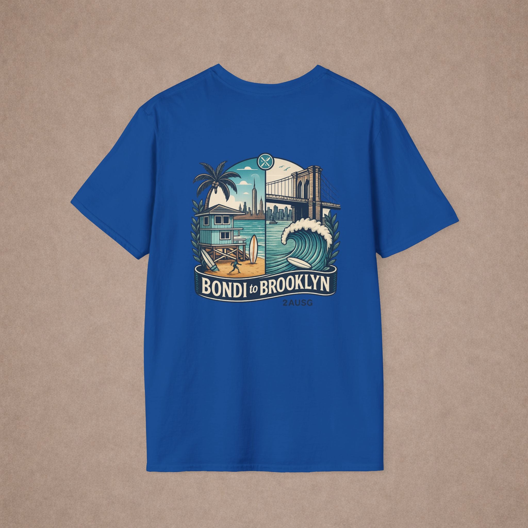Bondi to Brooklyn Urban city Tshirt