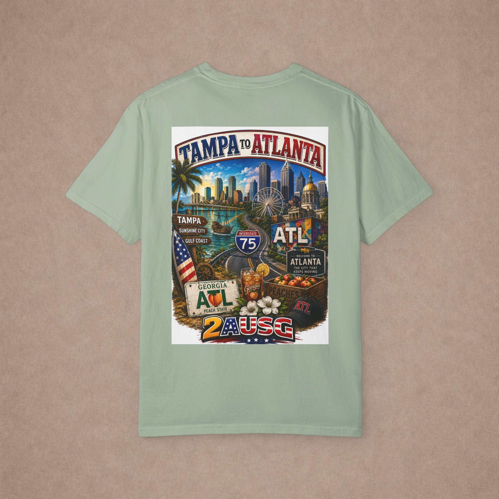 Tampa to Atlanta Graphic T-Shirt