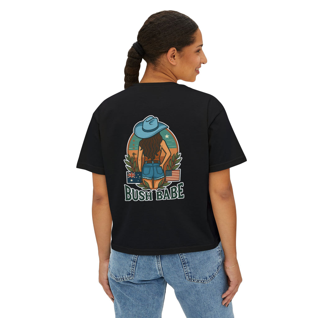 Bush Babe Brunette Crop Top