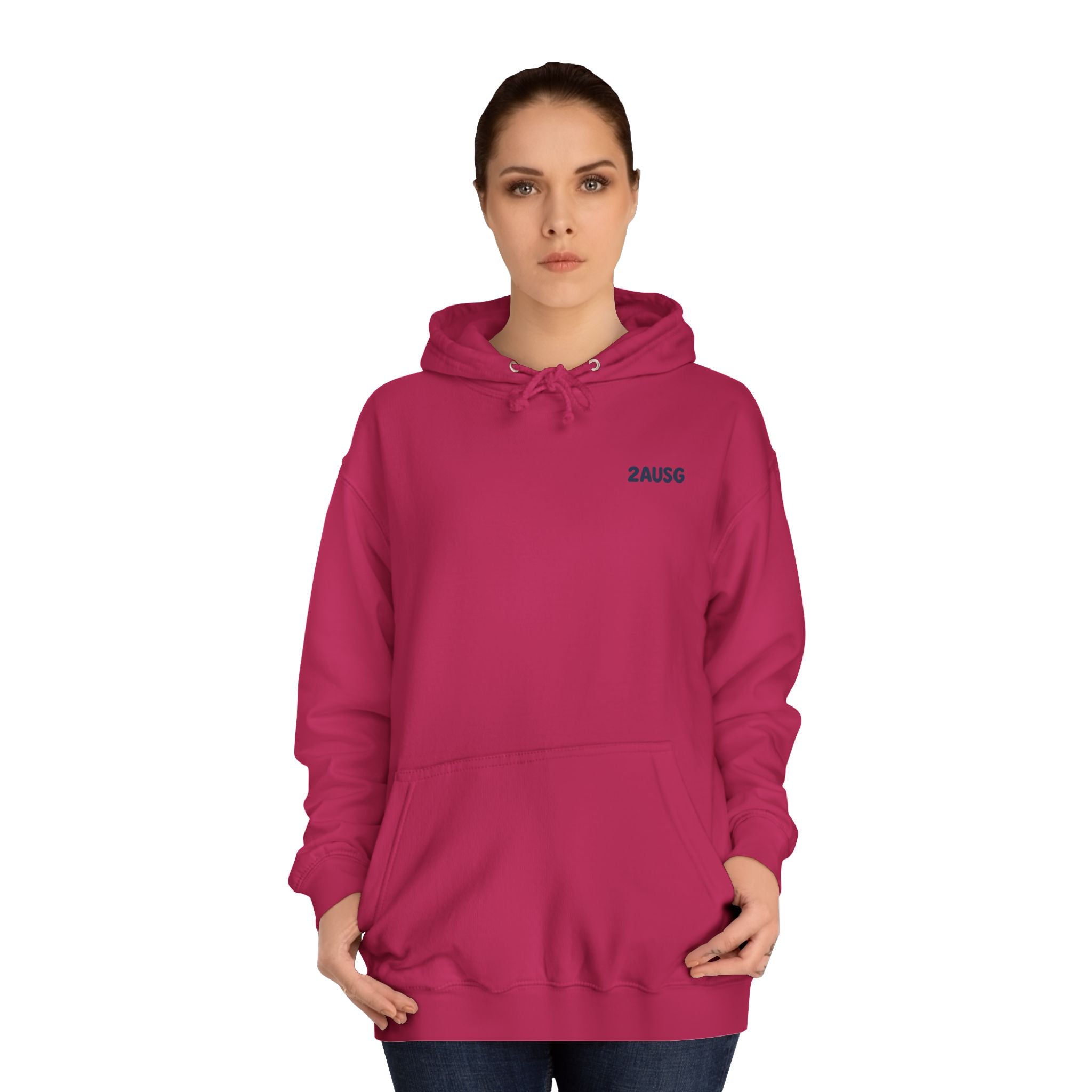 College Hoodie - Bush Babe Brunette Design
