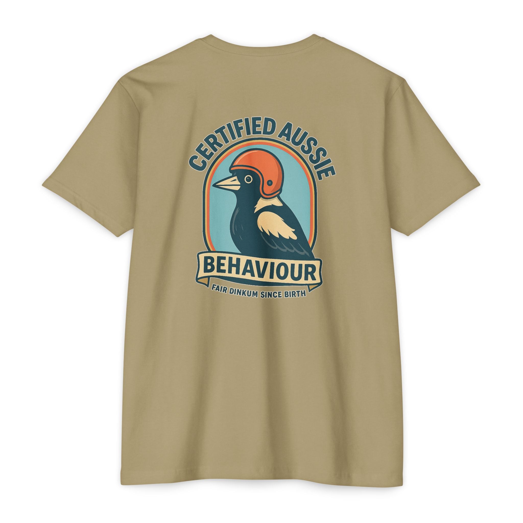 Certified Aussie Behaviour Tee- Magpie Attack