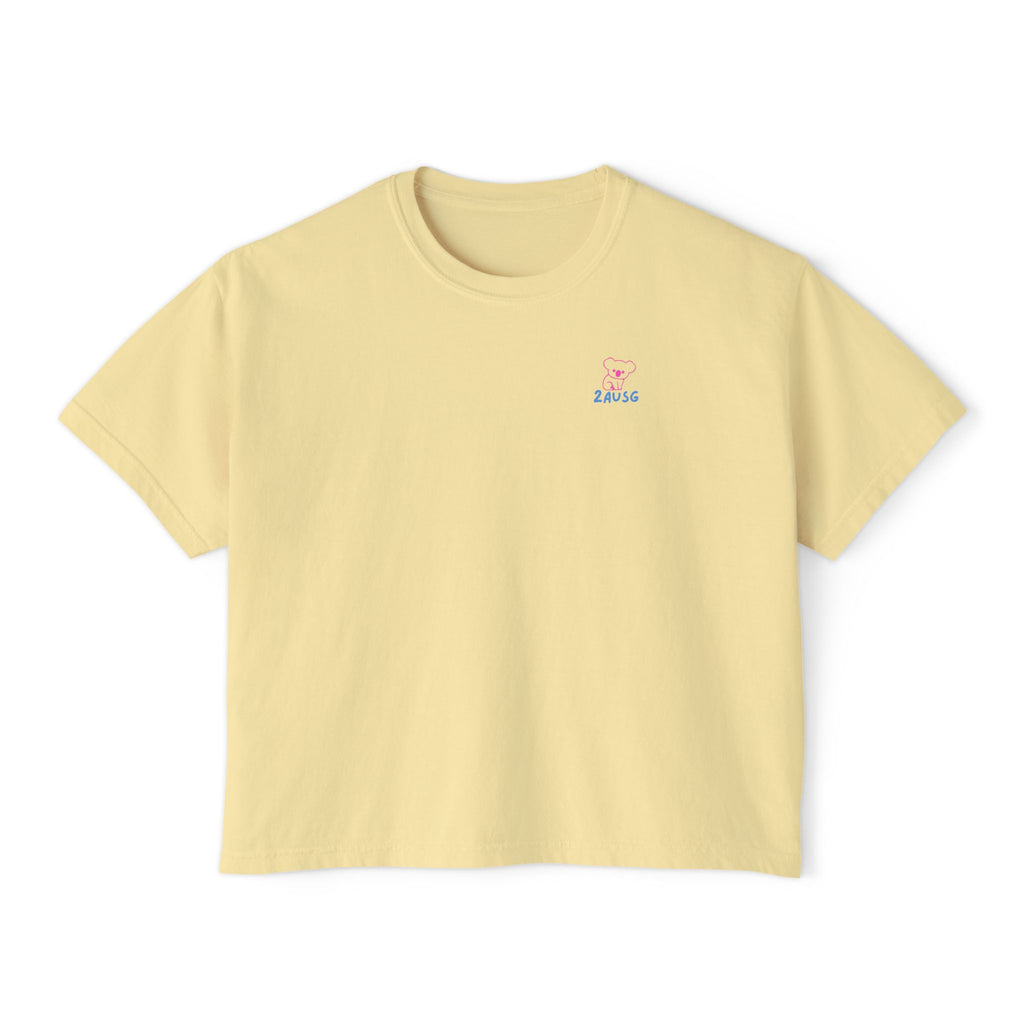 Size Does Matter graphic tee Women's Boxy Tee - Limited Edition