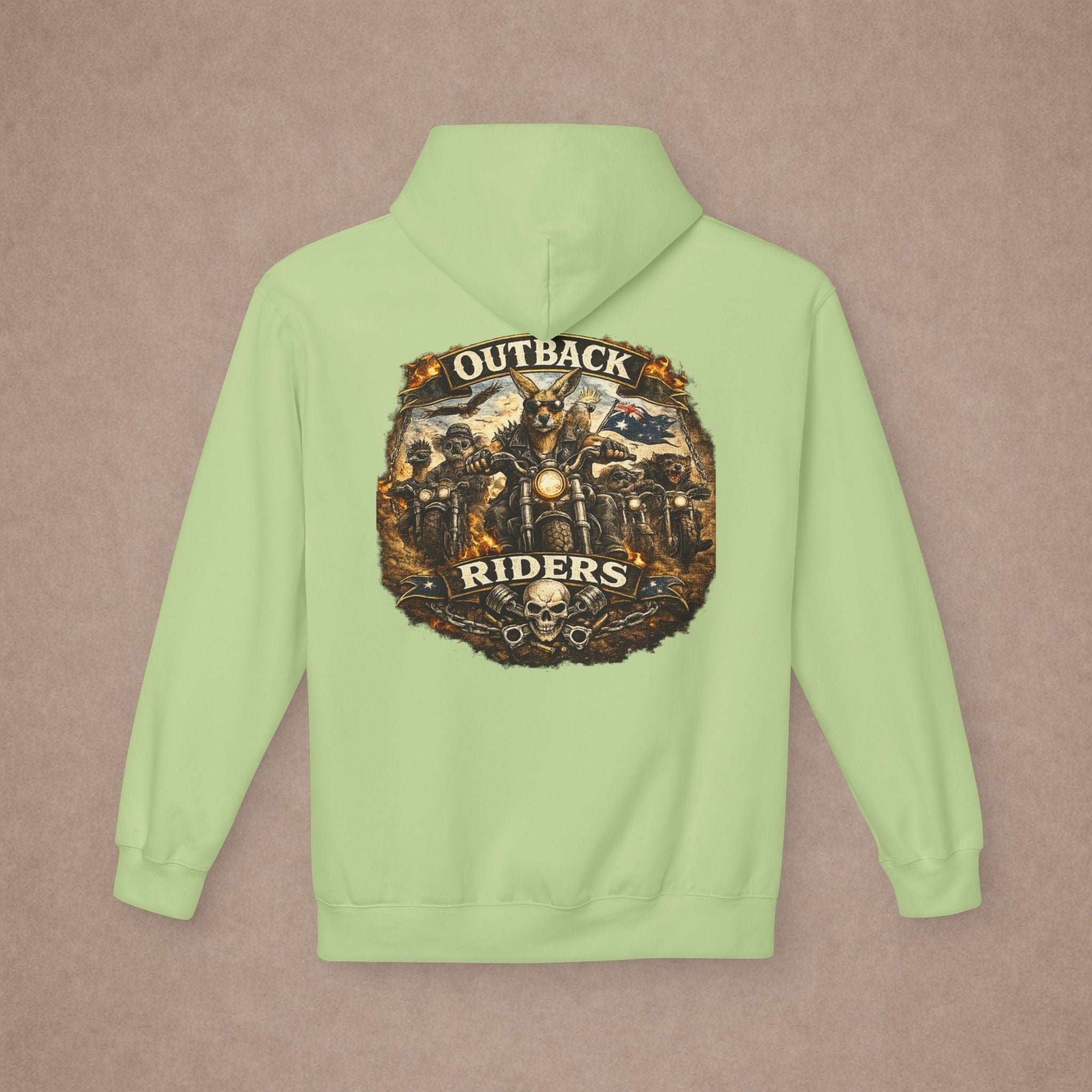 Aussie Biker Style  Hoodie