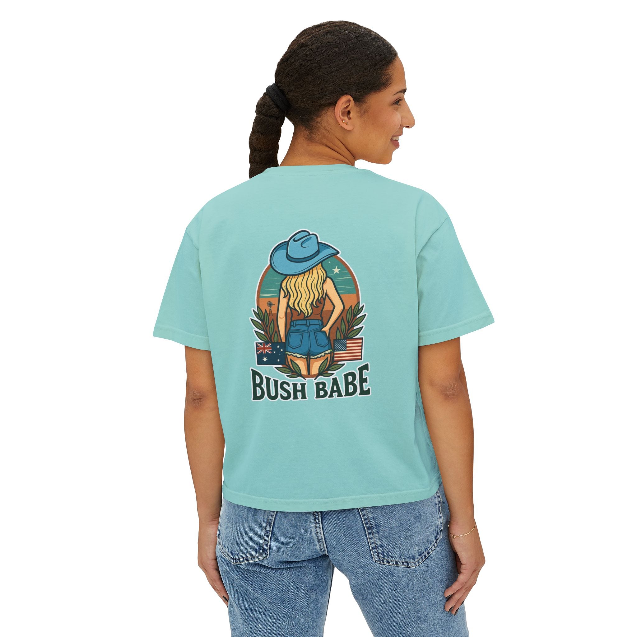 Bush Babe Blonde Crop Top
