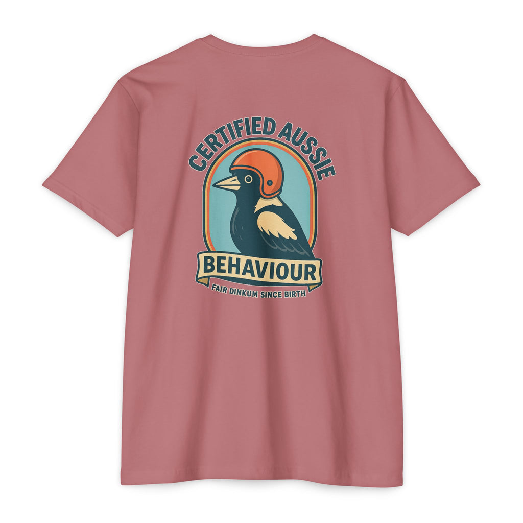Certified Aussie Behaviour Tee- Magpie Attack