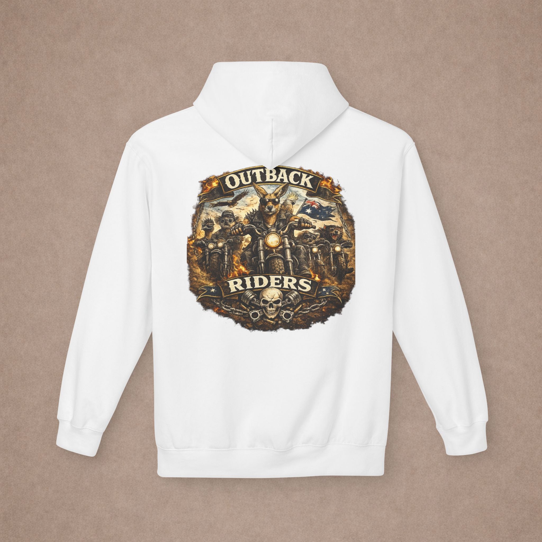 Aussie Biker Style  Hoodie