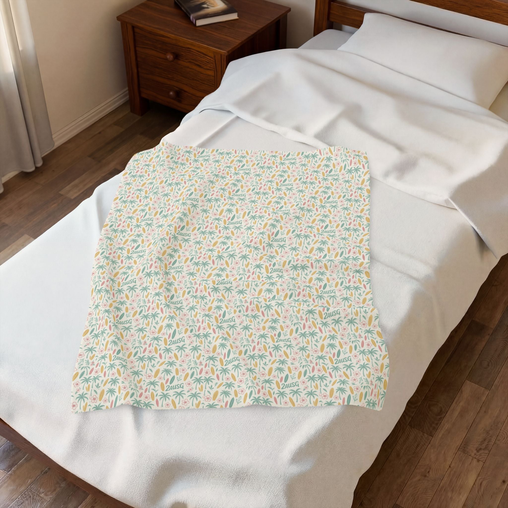 Cuddly Aussie Style, fluffy Palm Throw