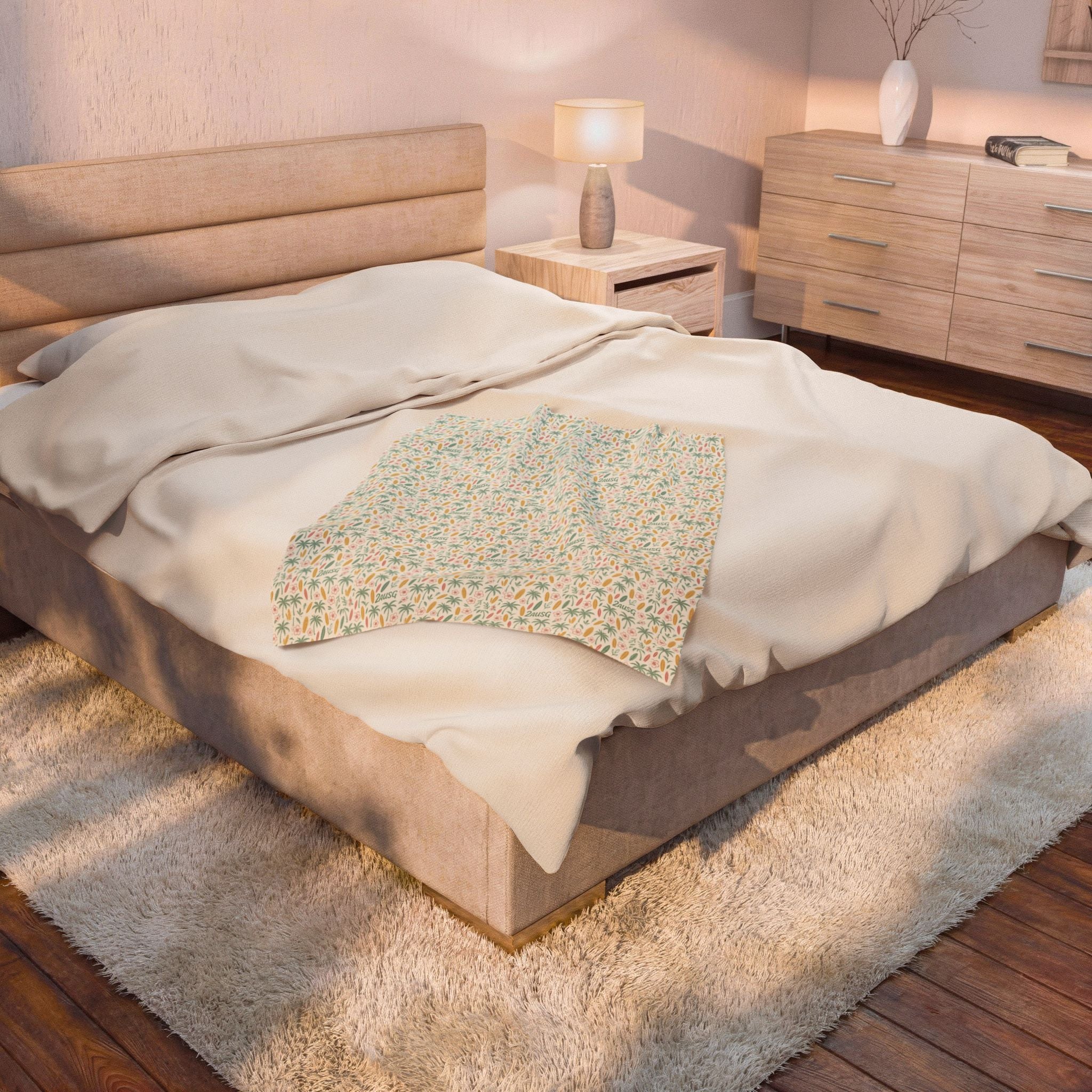 Cuddly Aussie Style, fluffy Palm Throw
