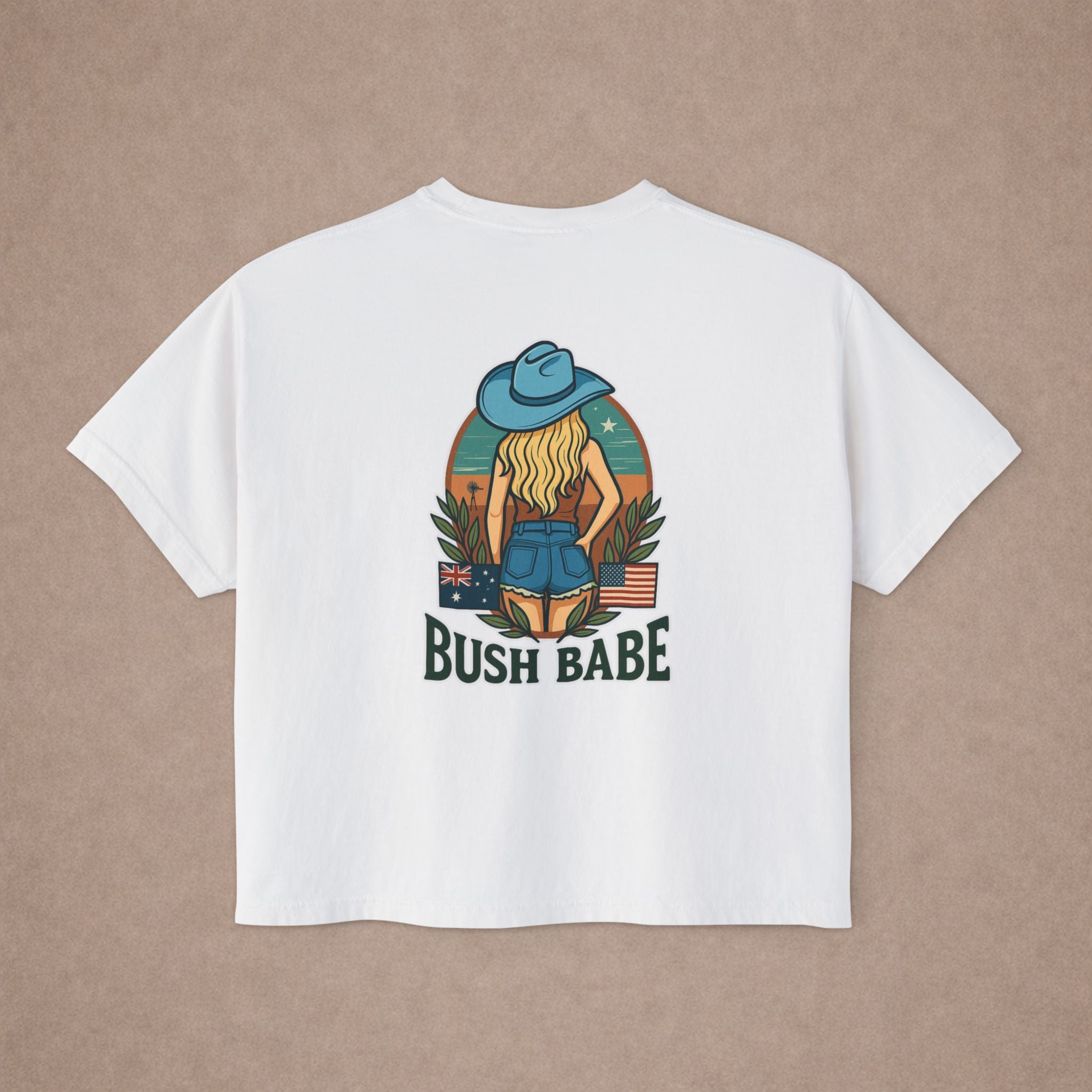 Bush Babe Blonde Crop Top