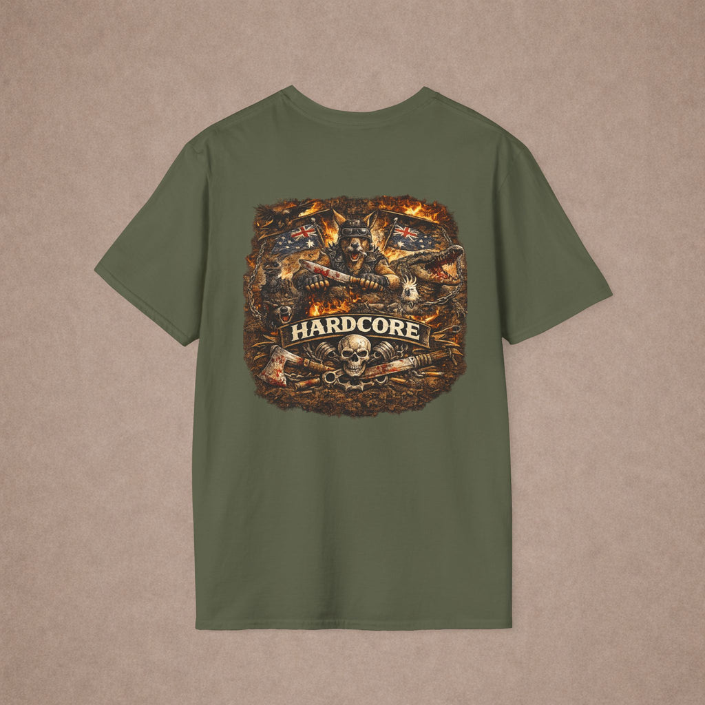 Hardcore Aussie Biker Tshirt
