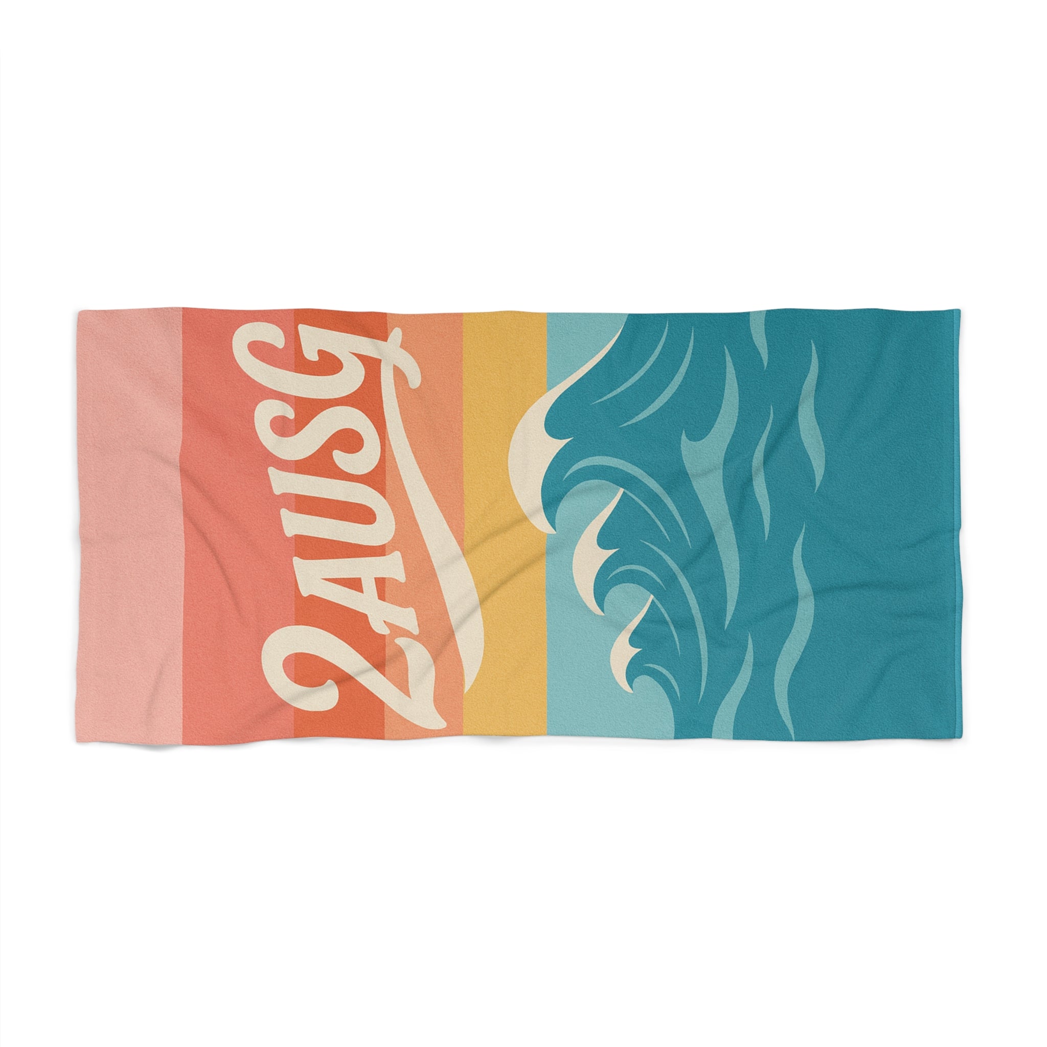 2AUSG Vintage design Beach Towel