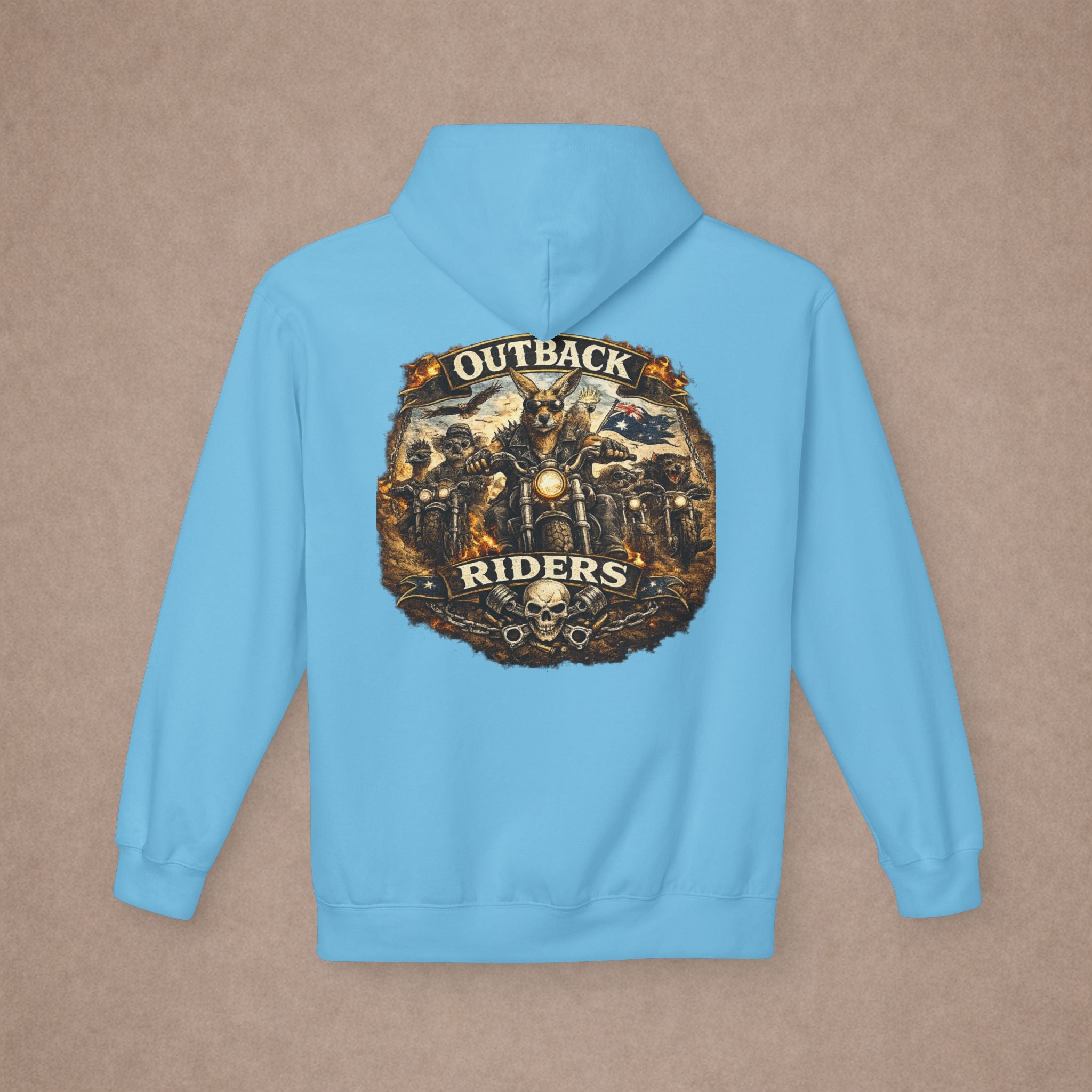 Aussie Biker Style  Hoodie