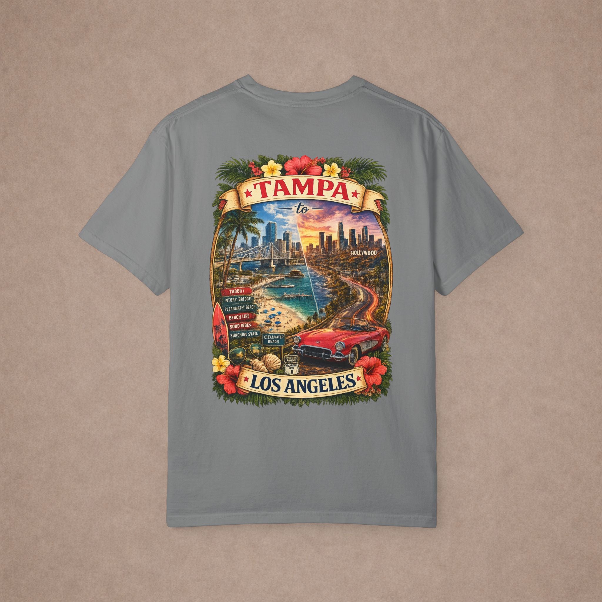 Tampa to Los Angeles Tshirt