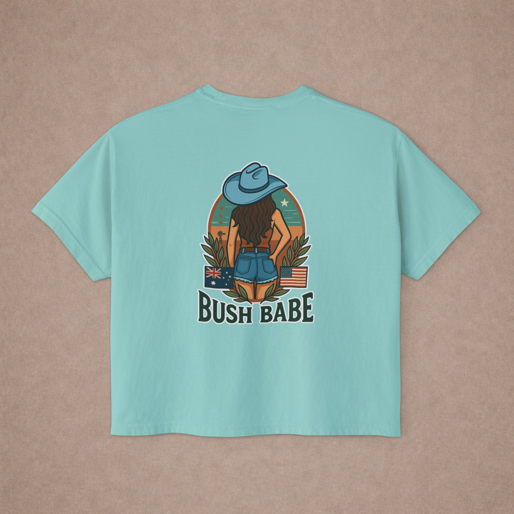 Bush Babe Brunette Crop Top