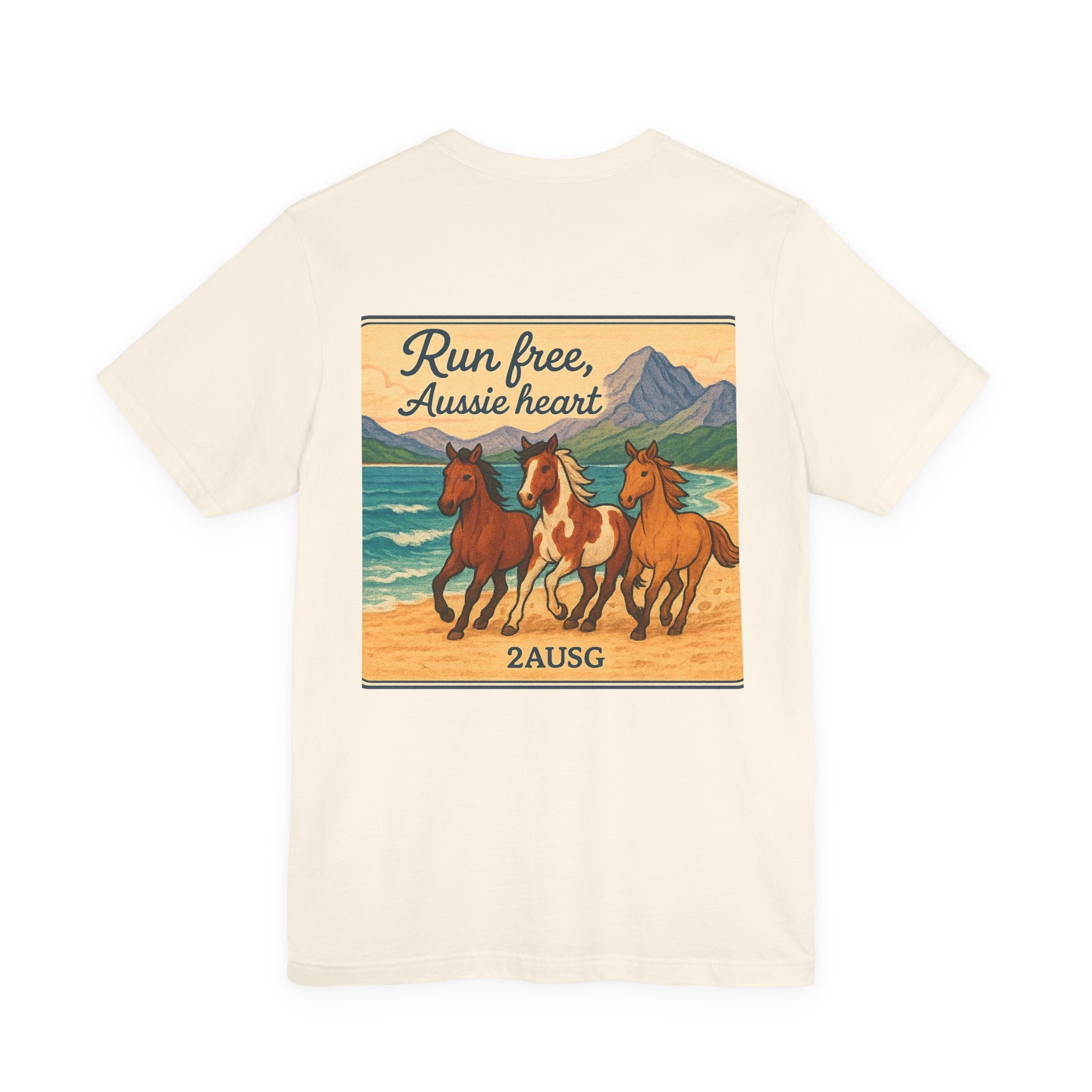 Run Free Aussie Heart Tee