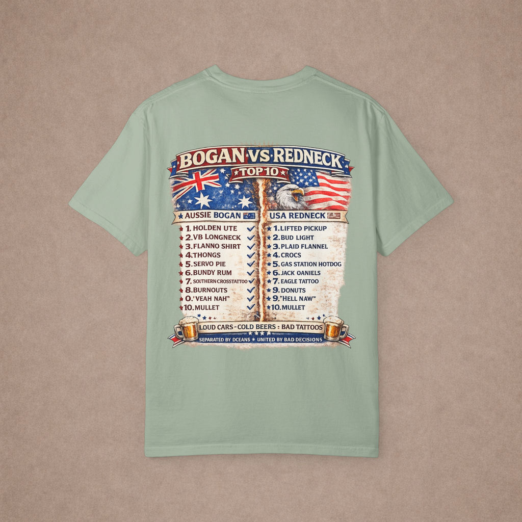 T-Shirt — "Bogan vs Redneck"