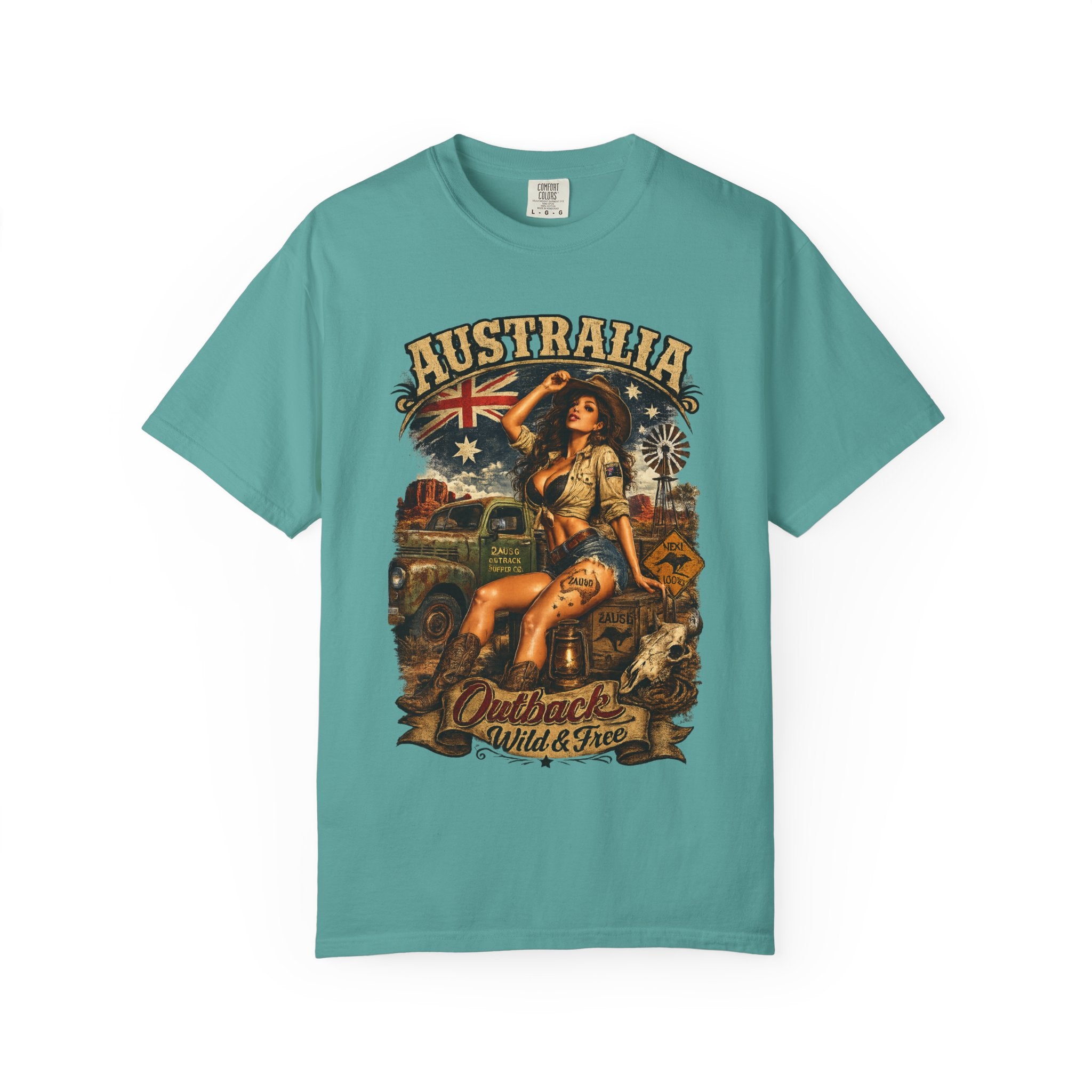 Australia Outback Pinup T-shirt