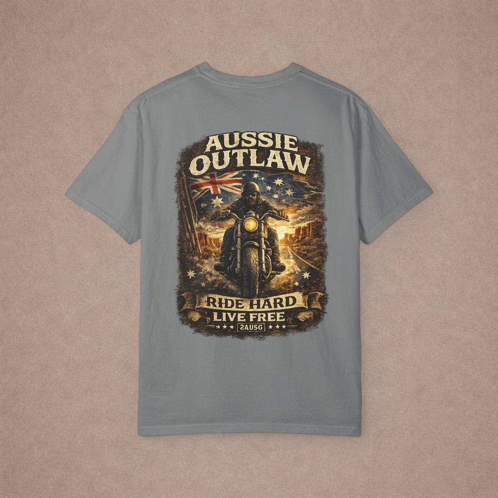Aussie Outlaw Motorcycle T-shirt