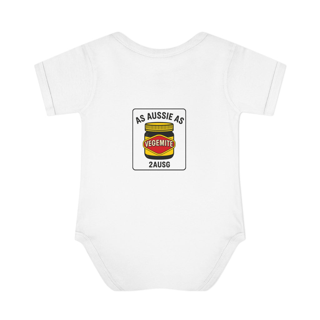As Aussie As Vegemite Infant Bodysuit | Baby Onesie Australia