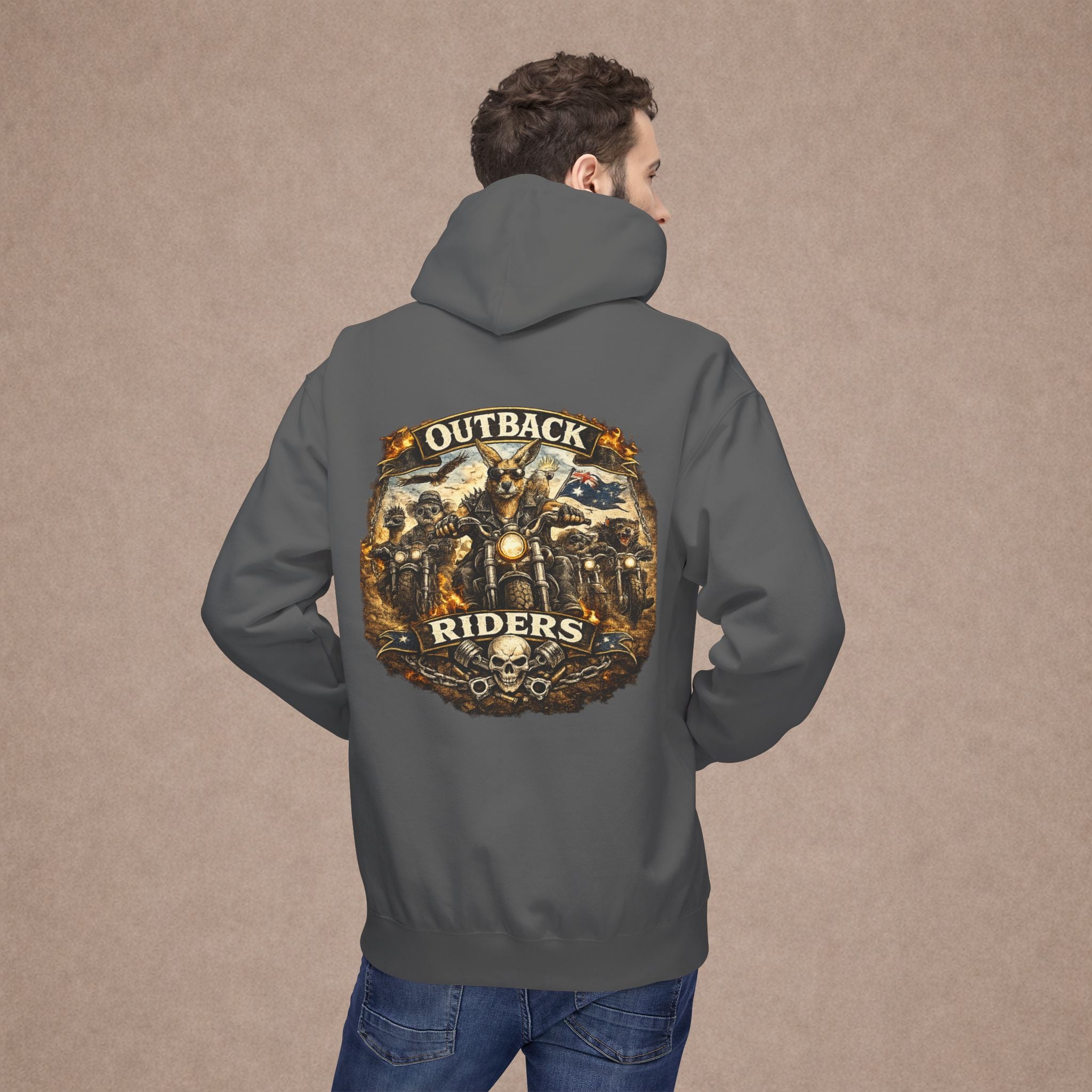 Aussie Biker Style  Hoodie
