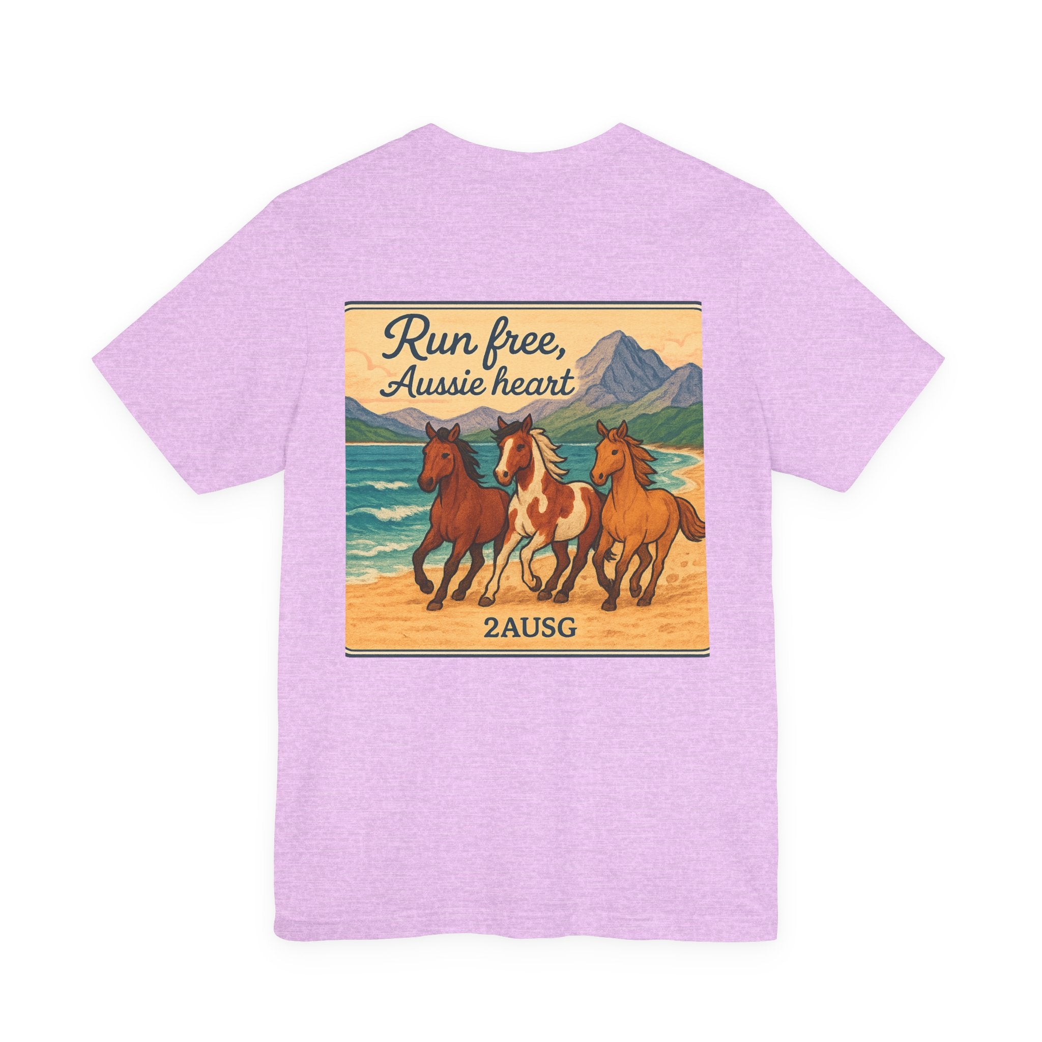 Run Free Aussie Heart Tee