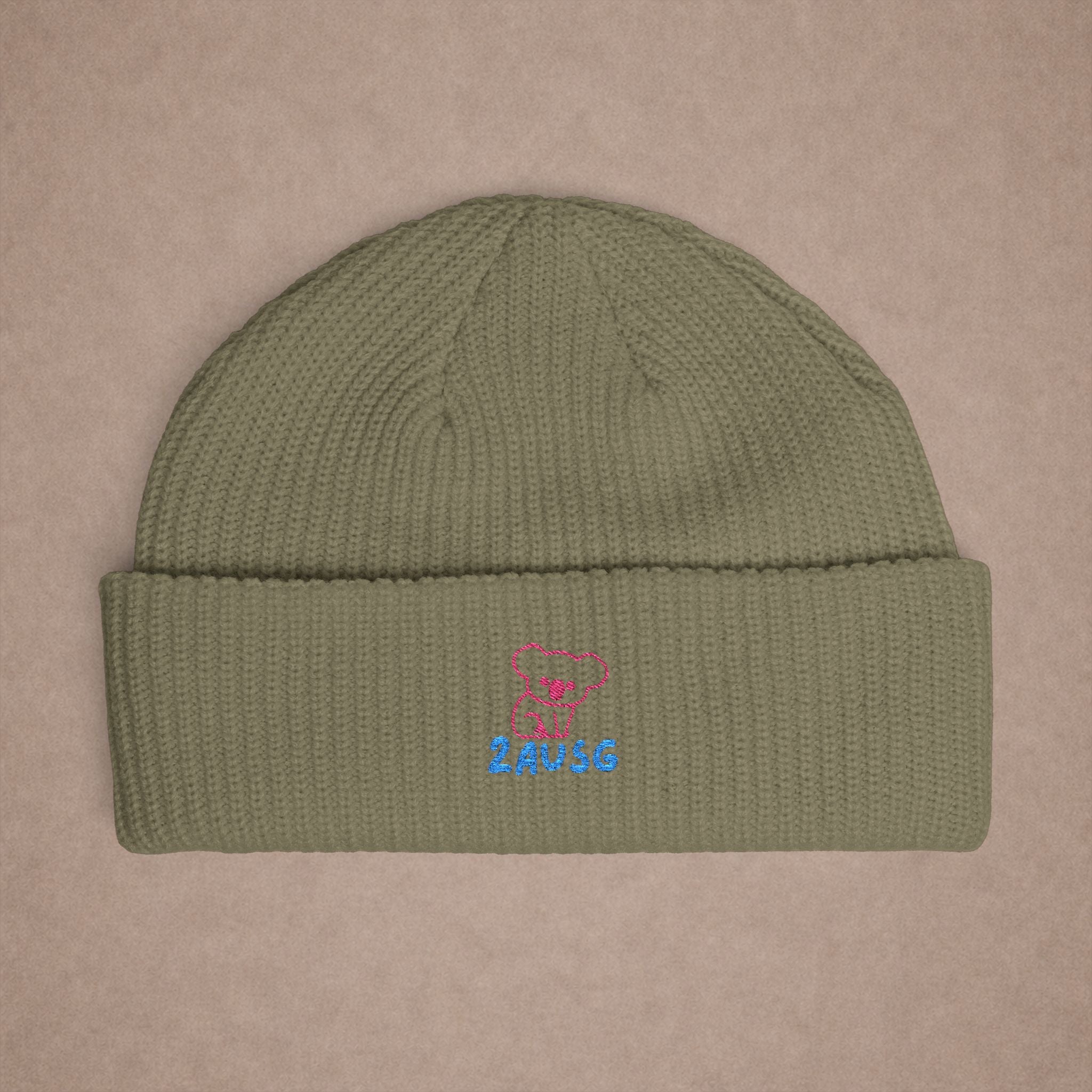 2AUSG Outline Cuff Beanie