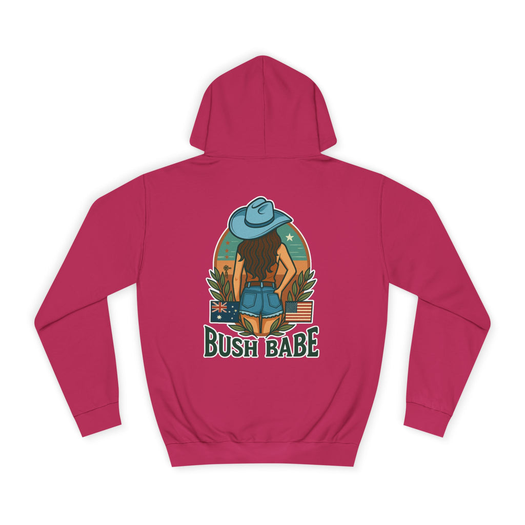 College Hoodie - Bush Babe Brunette Design