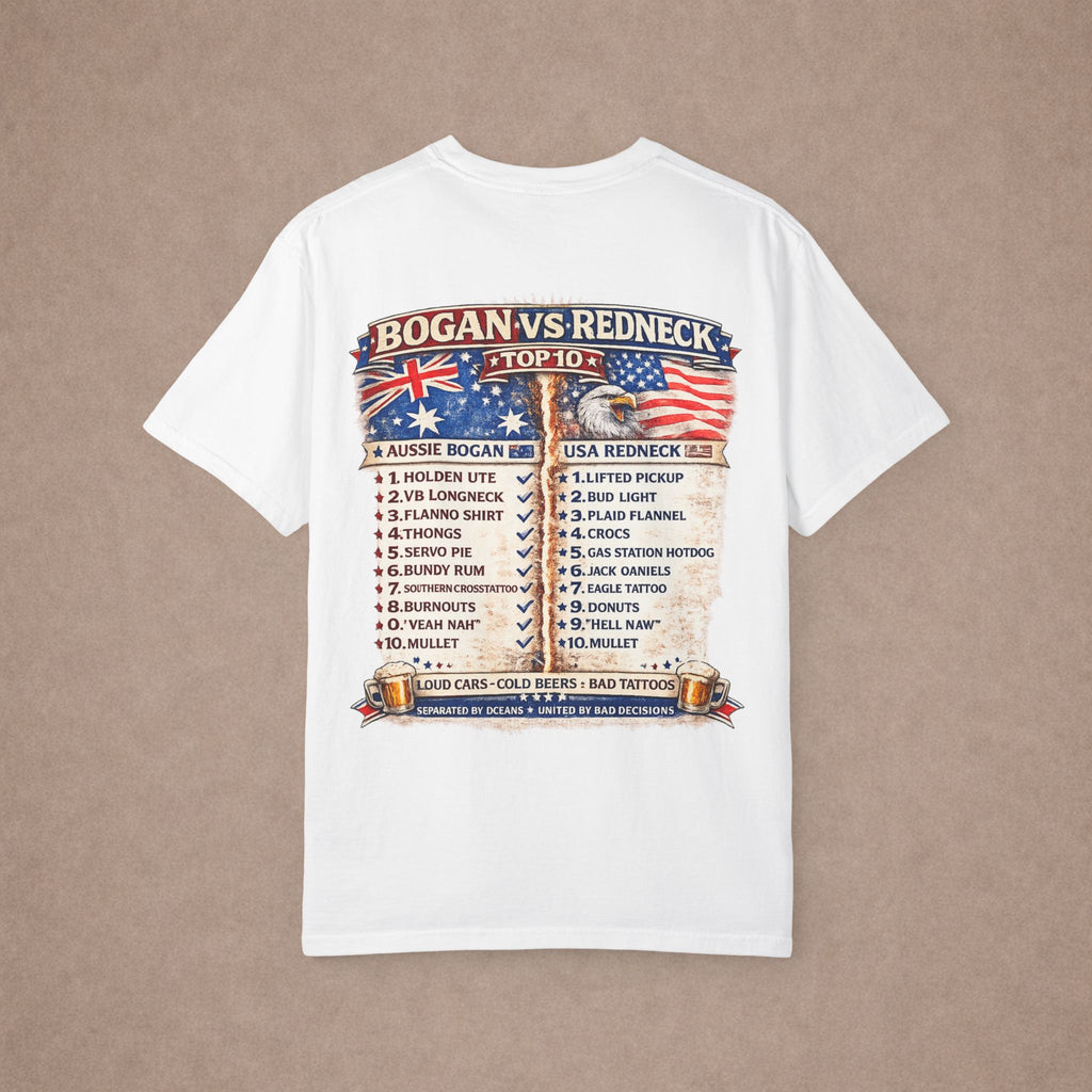 T-Shirt — "Bogan vs Redneck"