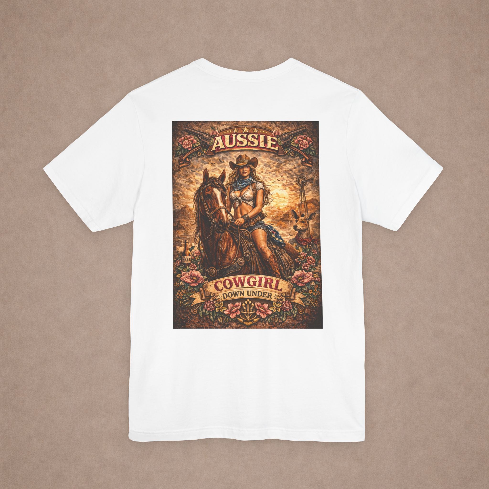 Vintage Aussie Cowgirl Tshirt