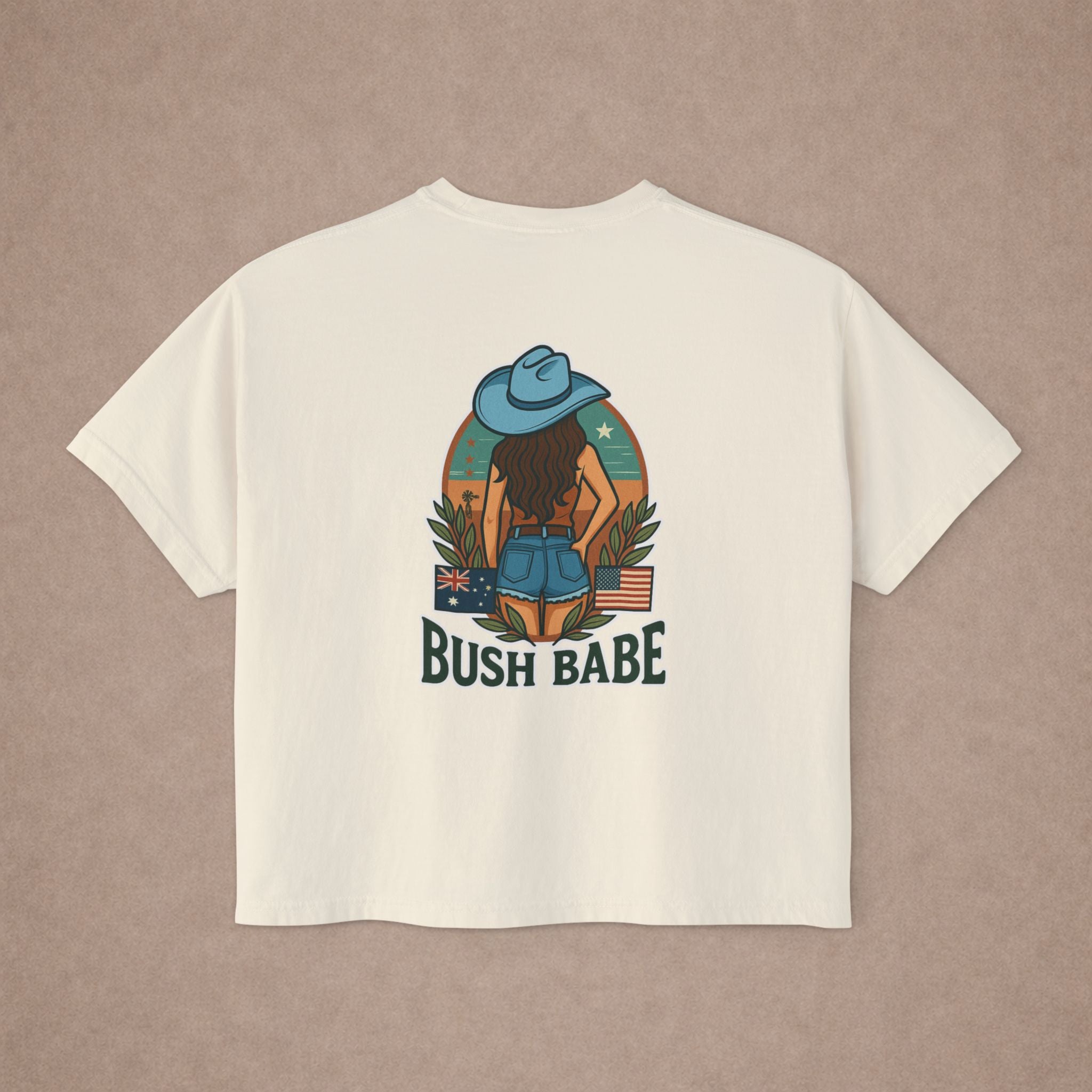 Bush Babe Brunette Crop Top