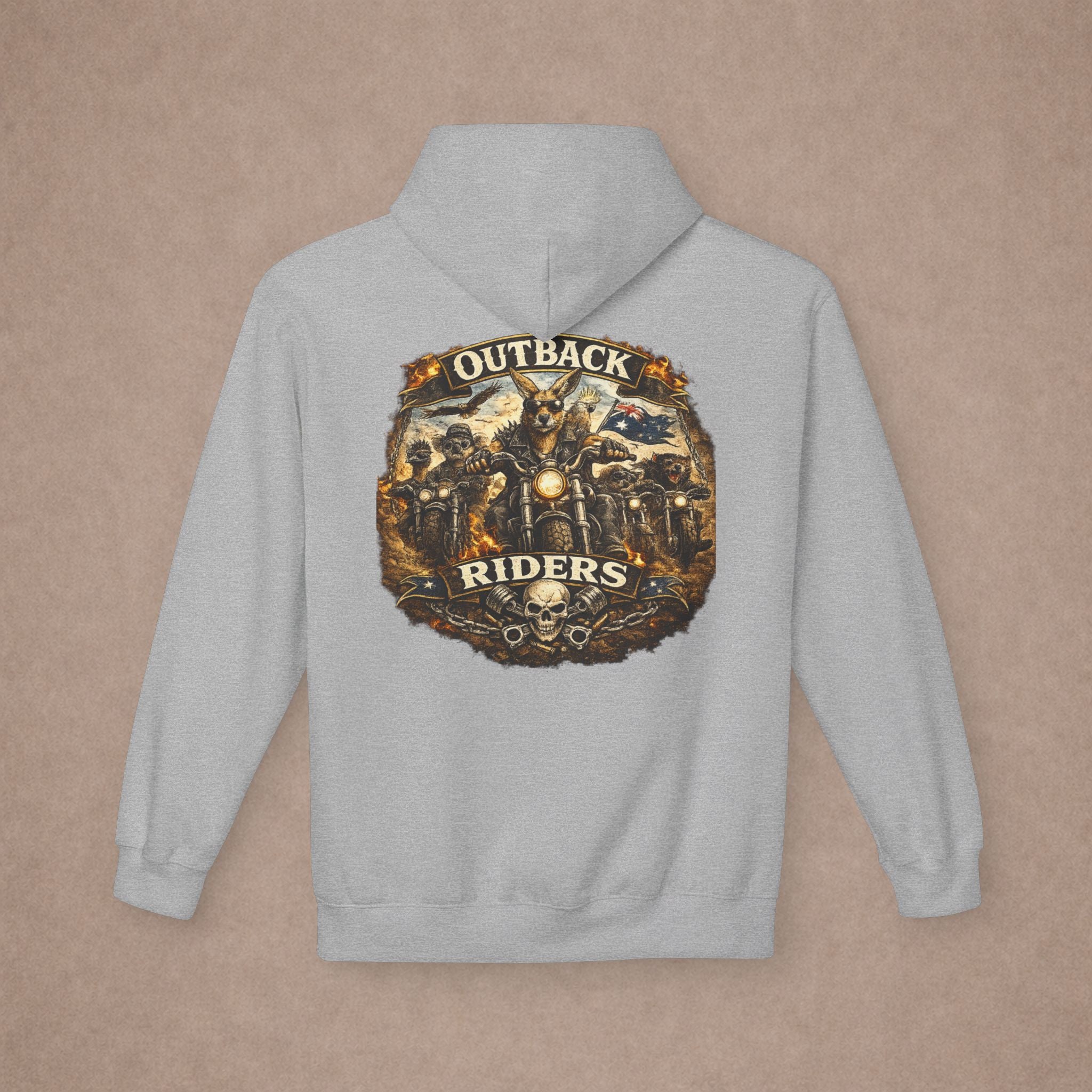 Aussie Biker Style  Hoodie