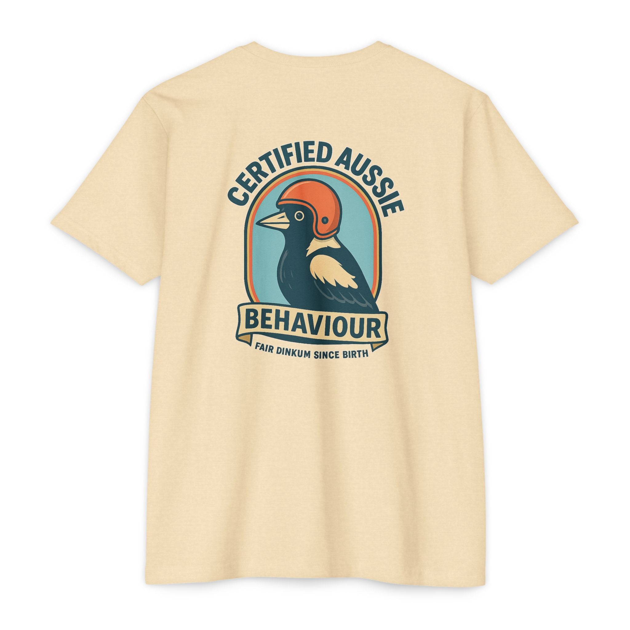 Certified Aussie Behaviour Tee- Magpie Attack