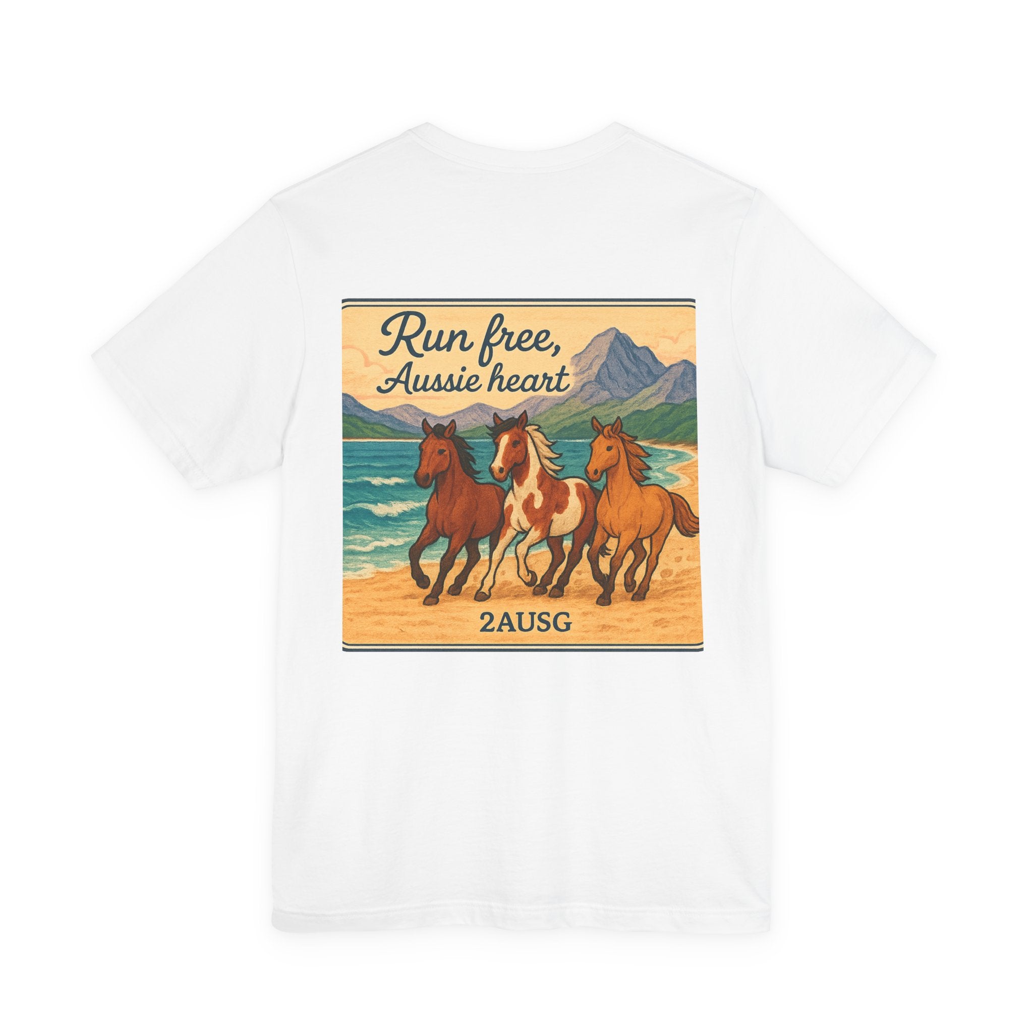 Run Free Aussie Heart Tee