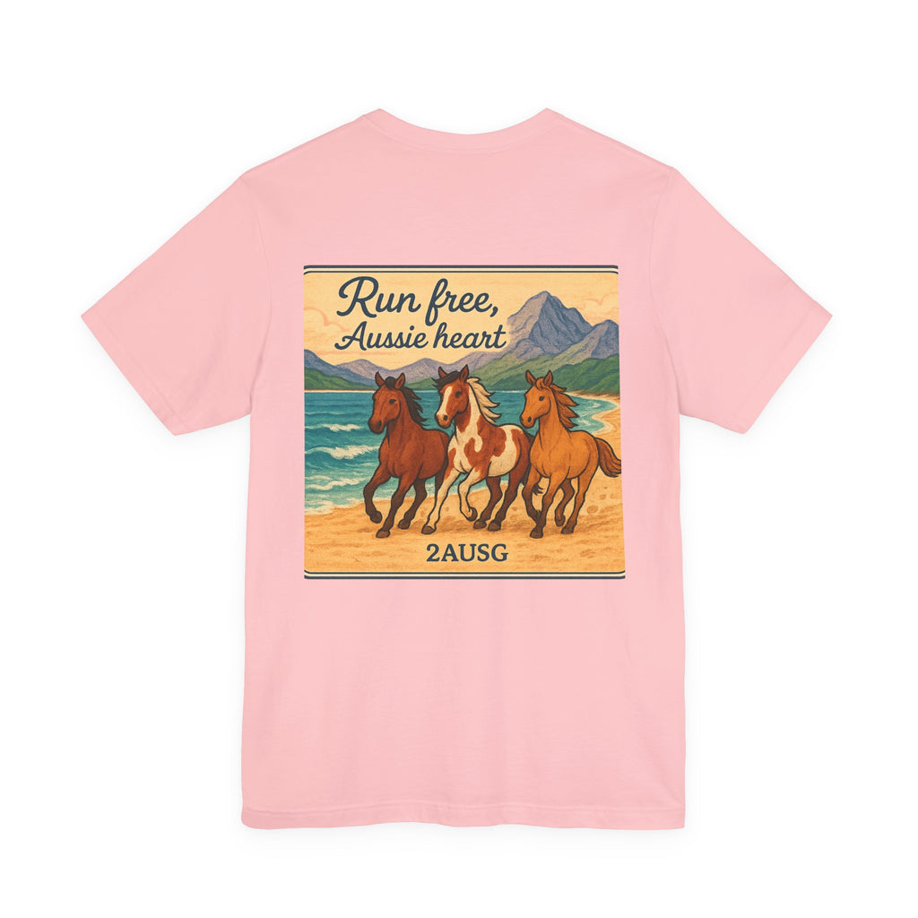 Run Free Aussie Heart Tee