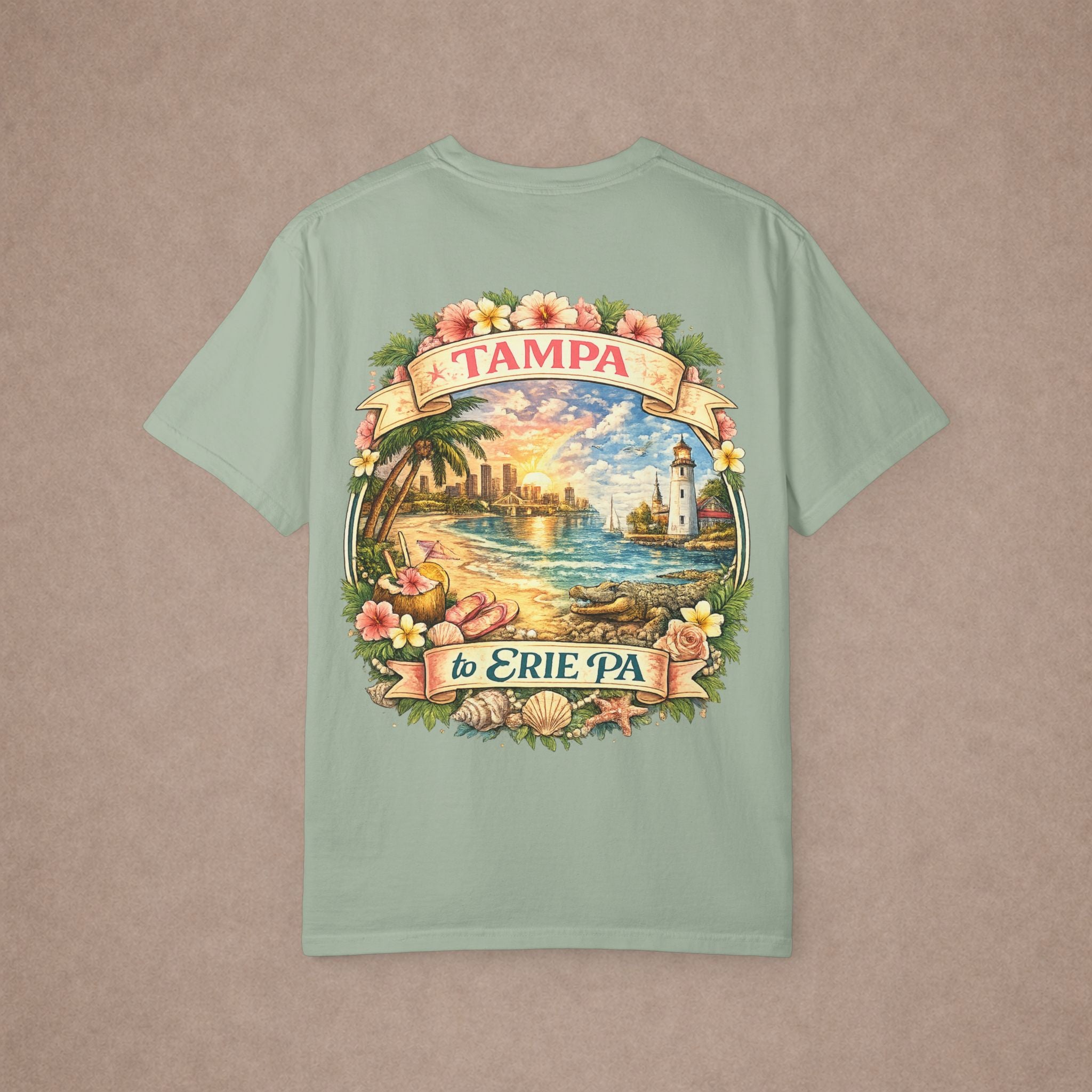 Tampa To Erie PA Tshirt