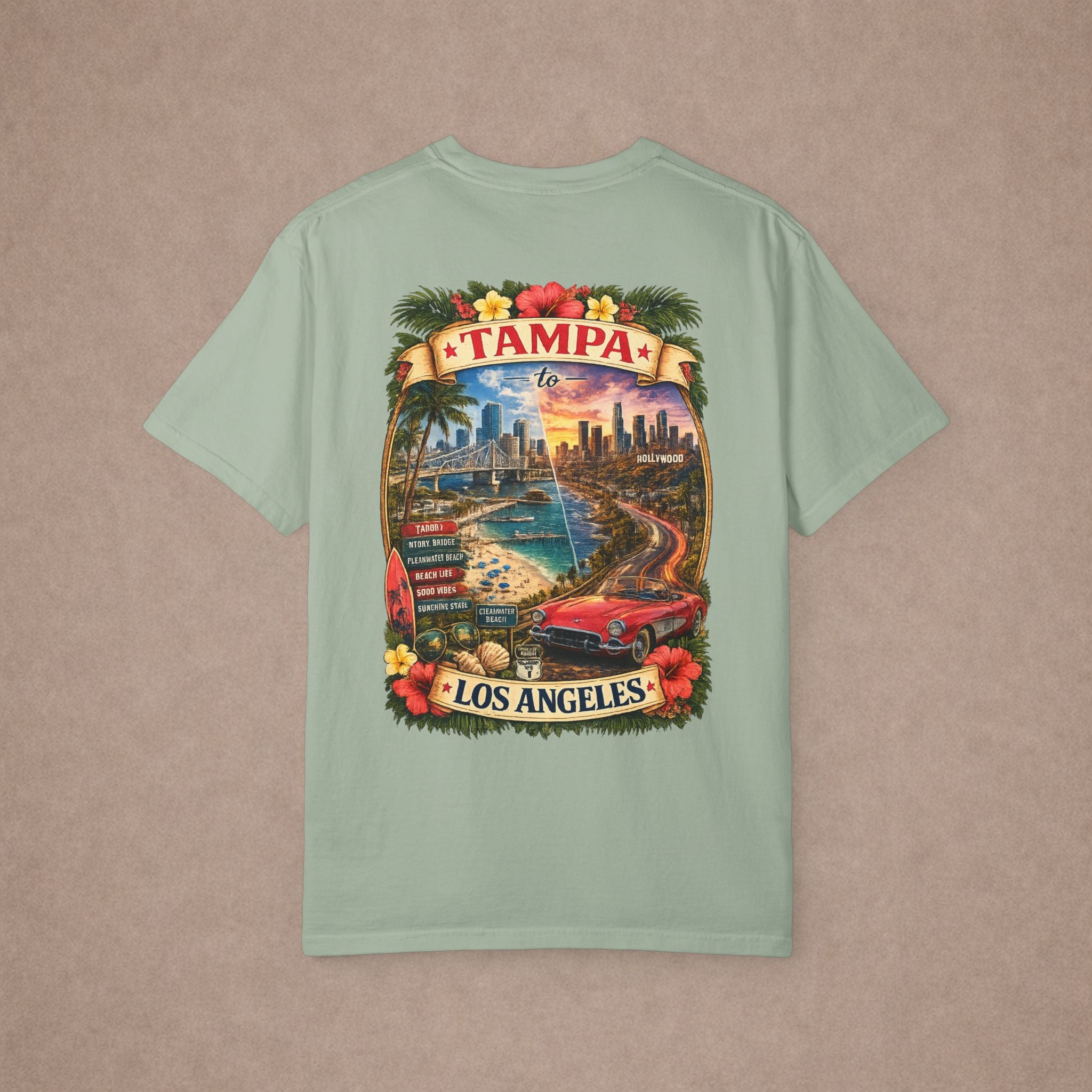 Tampa to Los Angeles Tshirt
