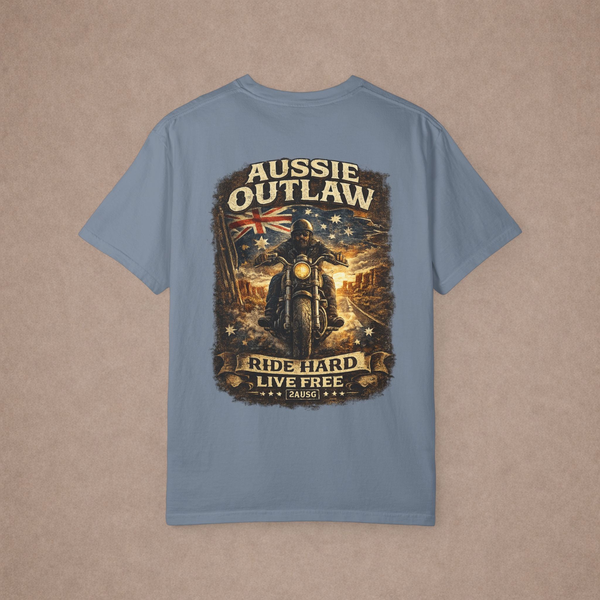 Aussie Outlaw Motorcycle T-shirt