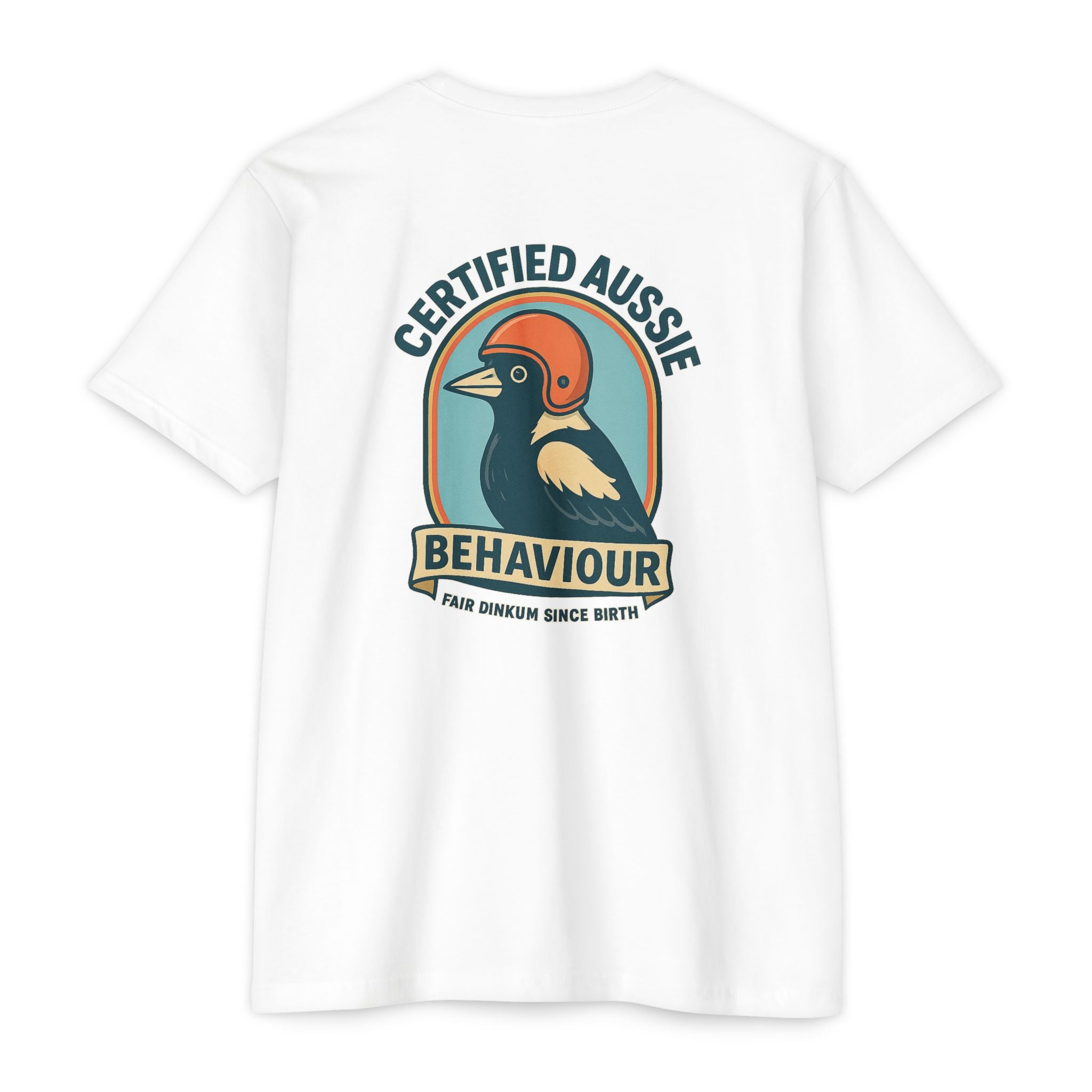 Certified Aussie Behaviour Tee- Magpie Attack